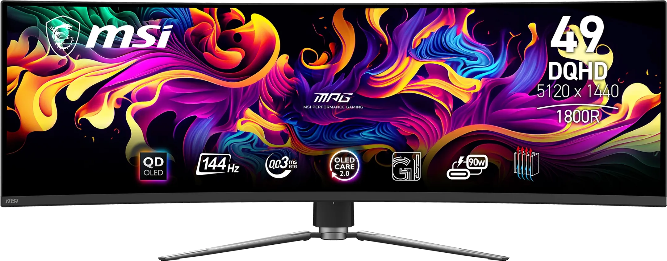 MPG 491CQP QD-OLED écran plat de PC