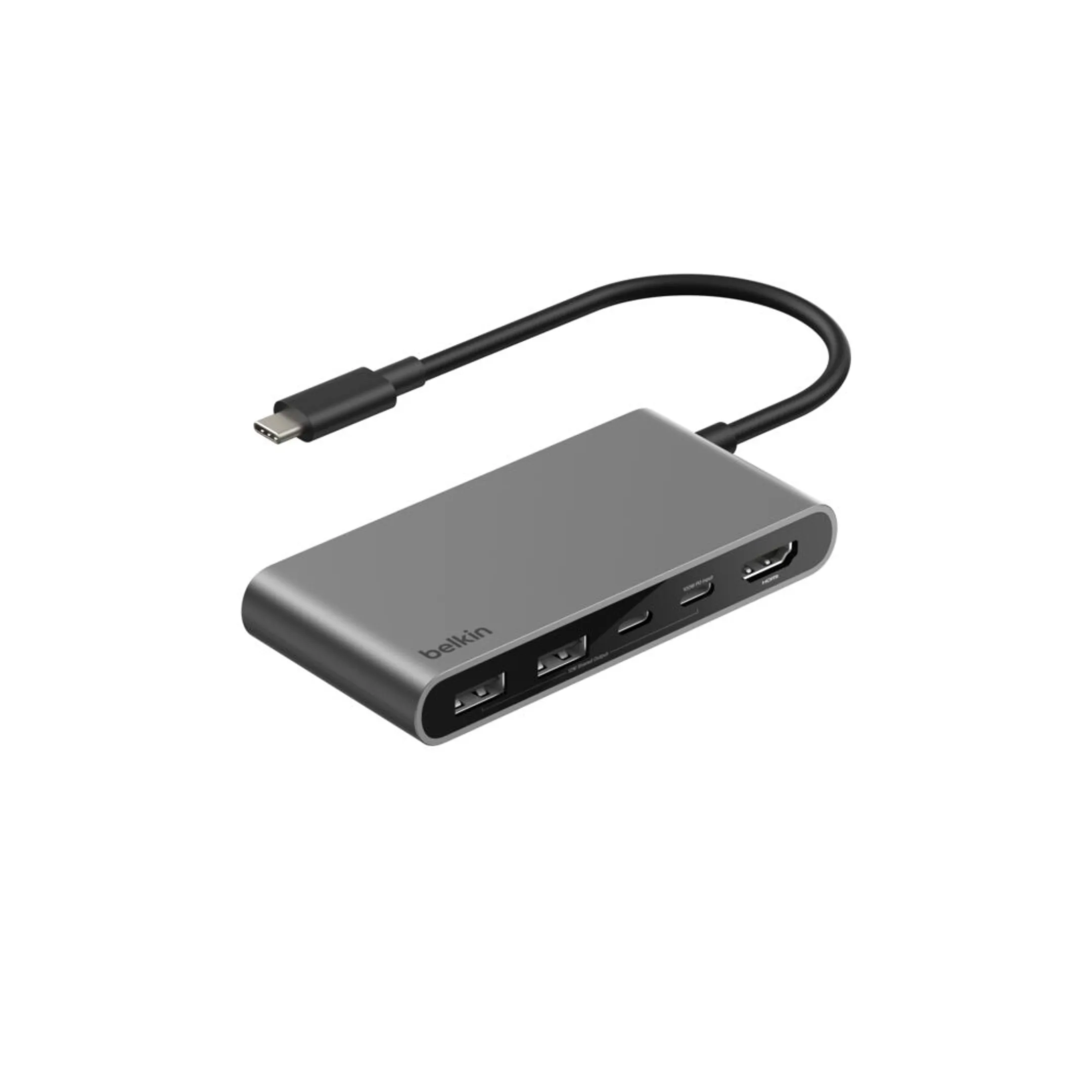 Hub USB-C à 5 ports - 2x USB-C