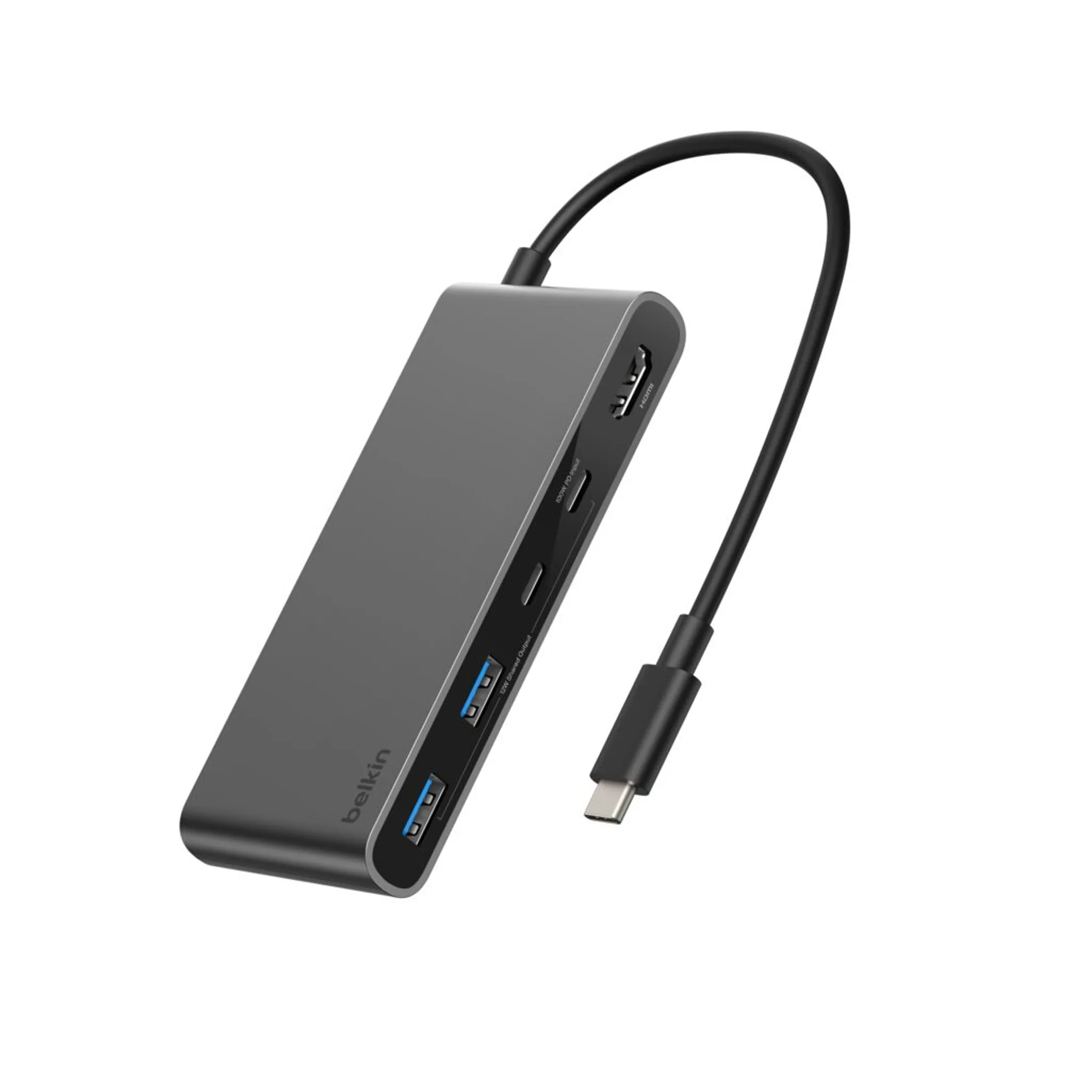 Hub USB-C à 7 ports - 2x USB-C