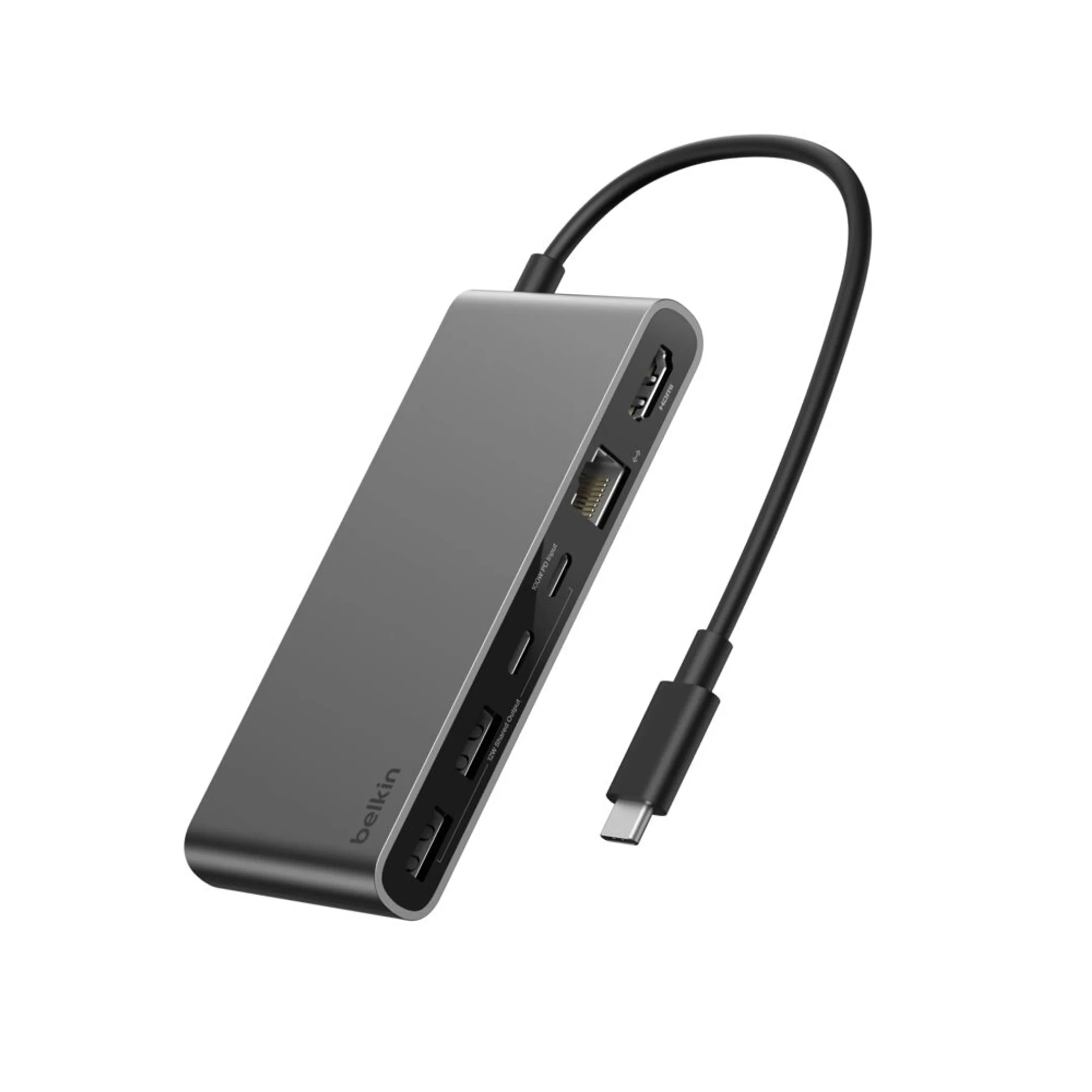 Hub USB-C à 8 ports avec port Ethernet 2,5 Gb