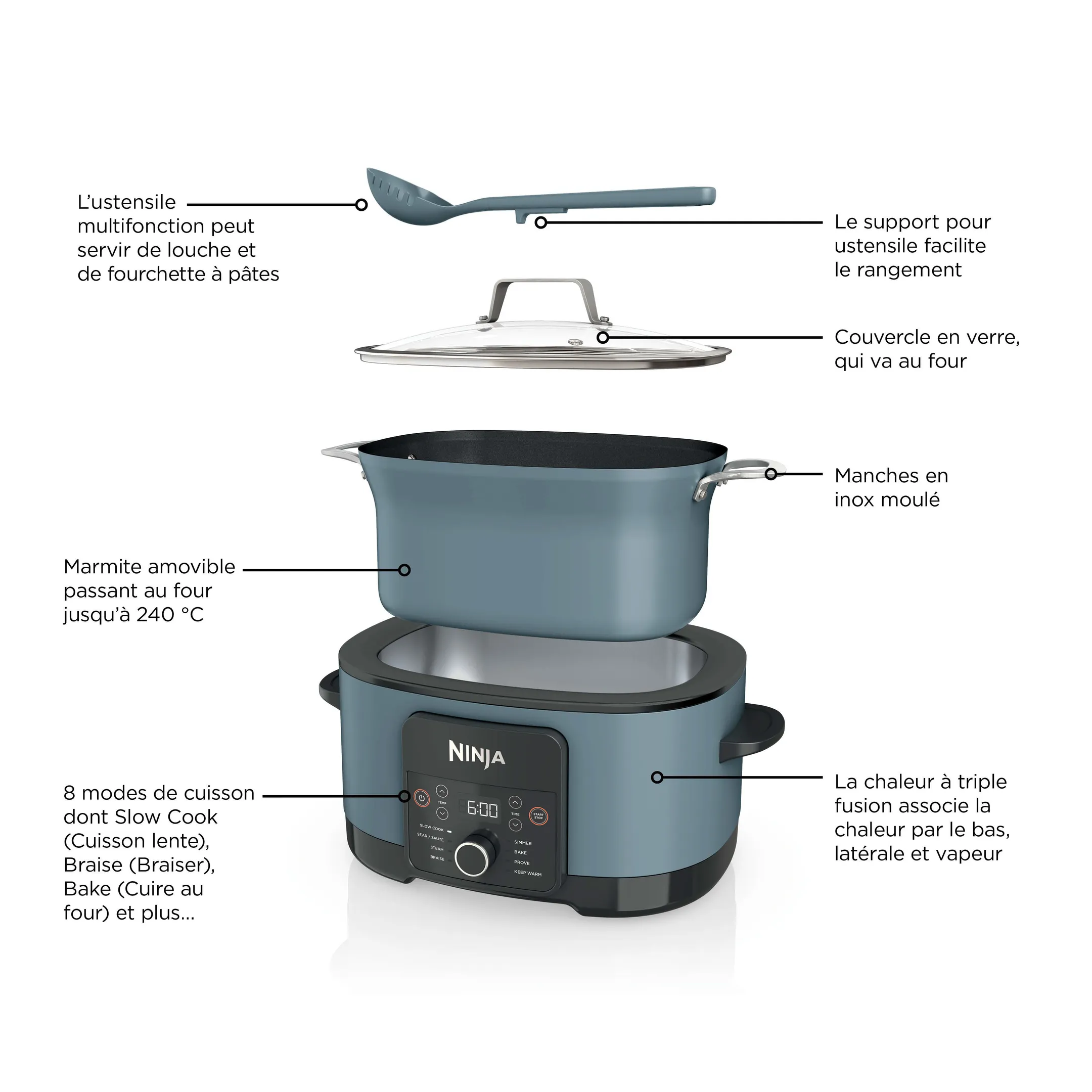 Multicuiseur Foodi 8-en-1 MC1001EU