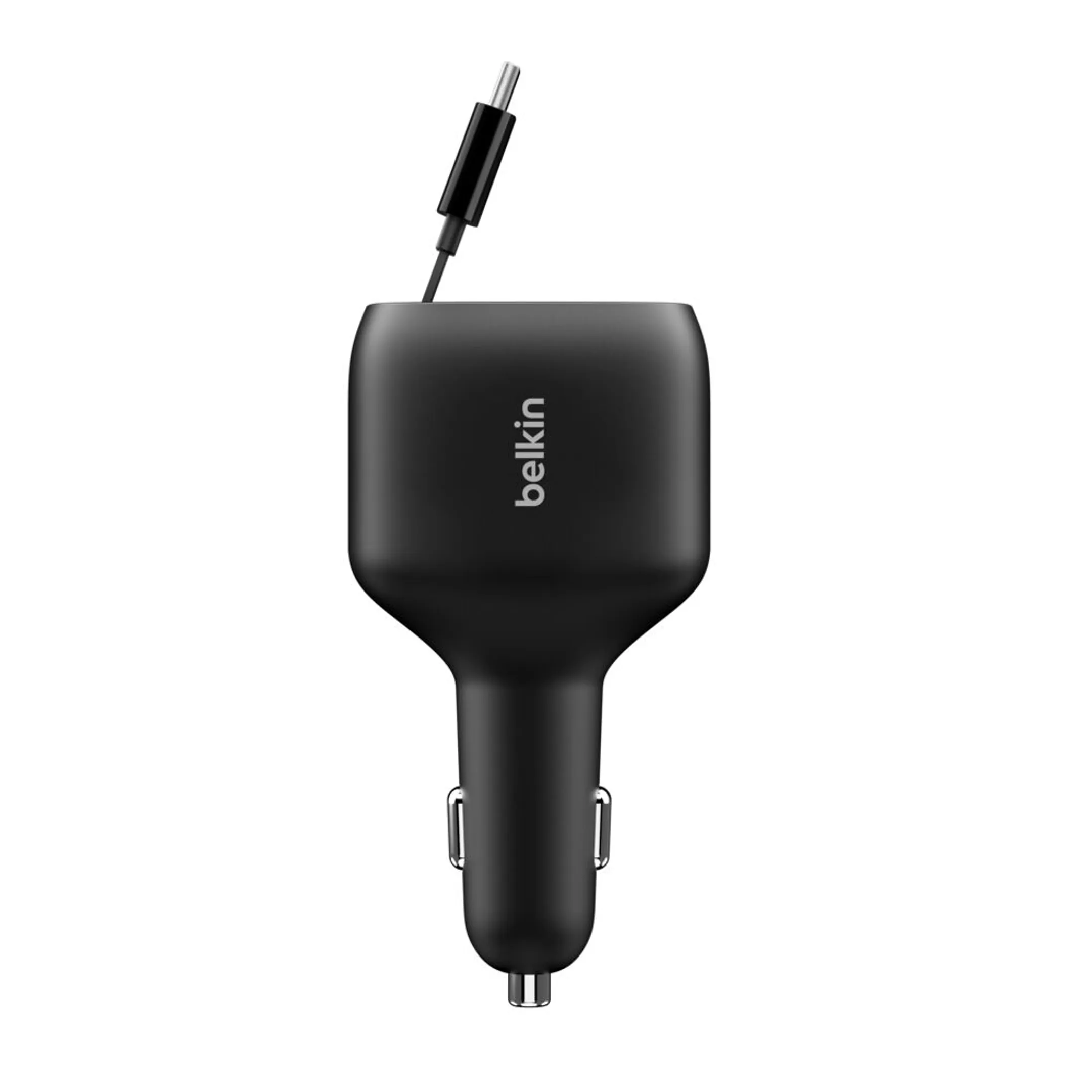 BoostCharge 75W - Autolader met uittrekbare kabel