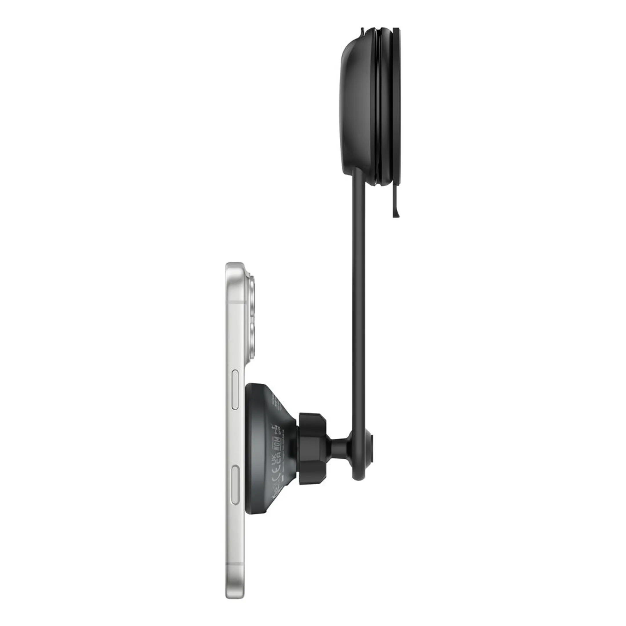 Support magnétique de recharge sans fil pour aération et tableau de bord