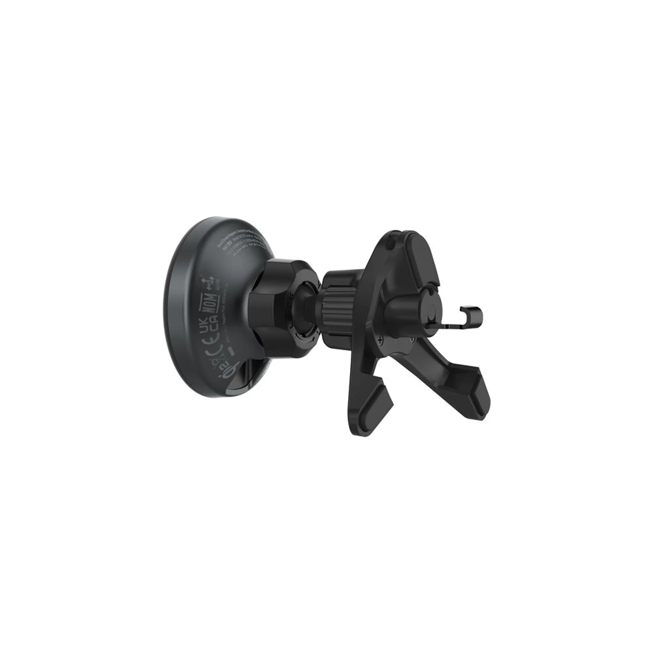 Support magnétique de recharge sans fil pour aération et tableau de bord