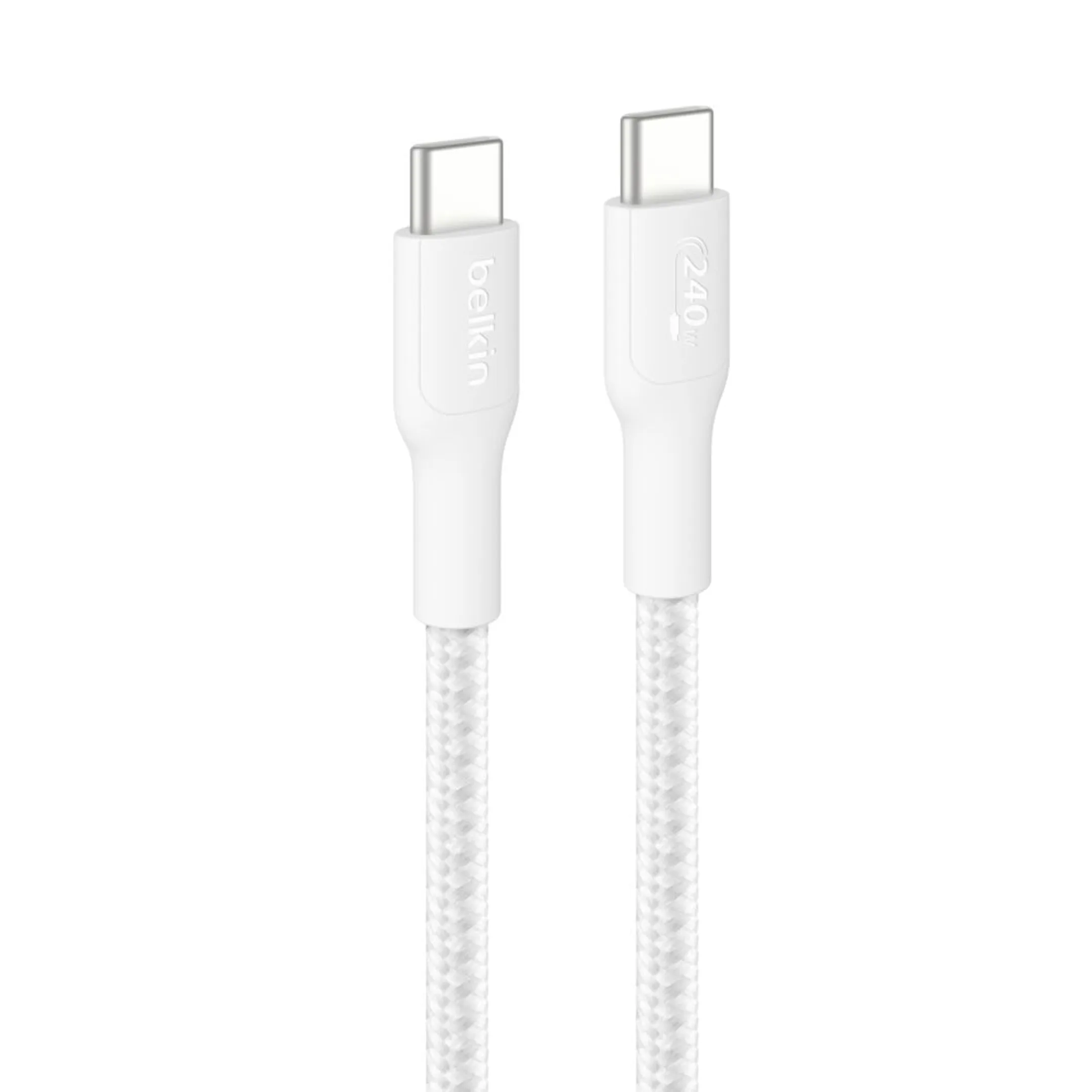 Oplaadkabel USB-C - USB-C - 3 m - 240 W - Wit