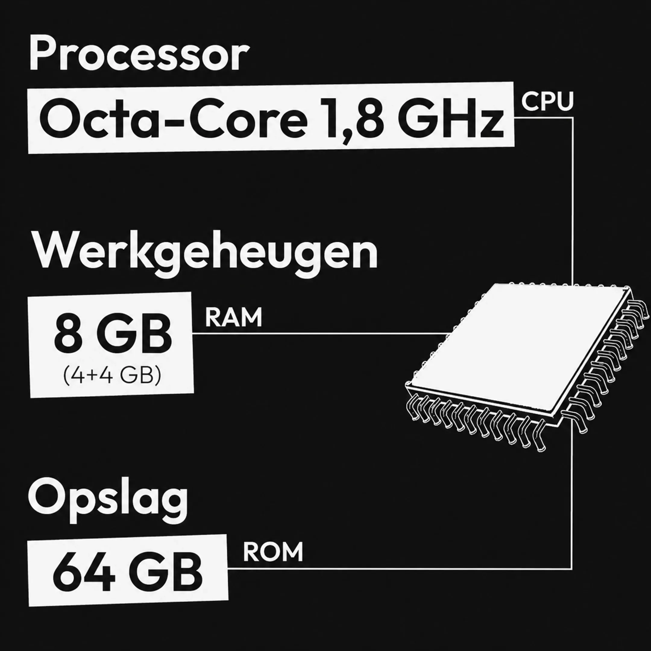 Orion E1 64 GB - Zwart