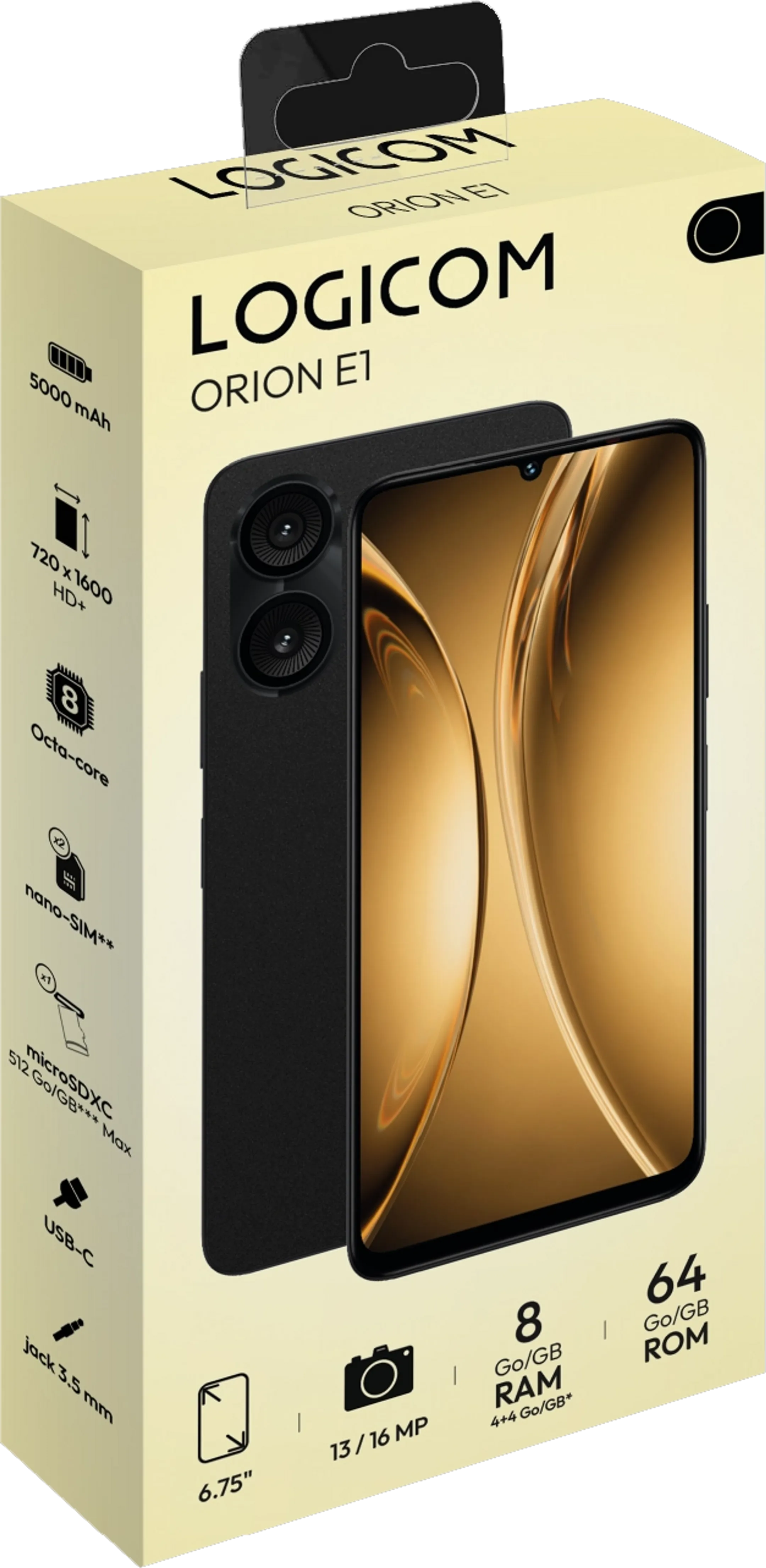 Orion E1 64 Go - Noir