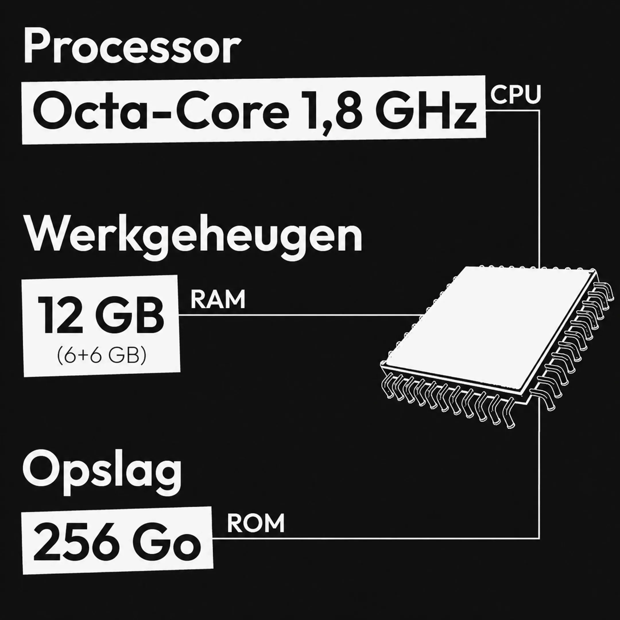 Cosmo M2 256 GB - Zwart