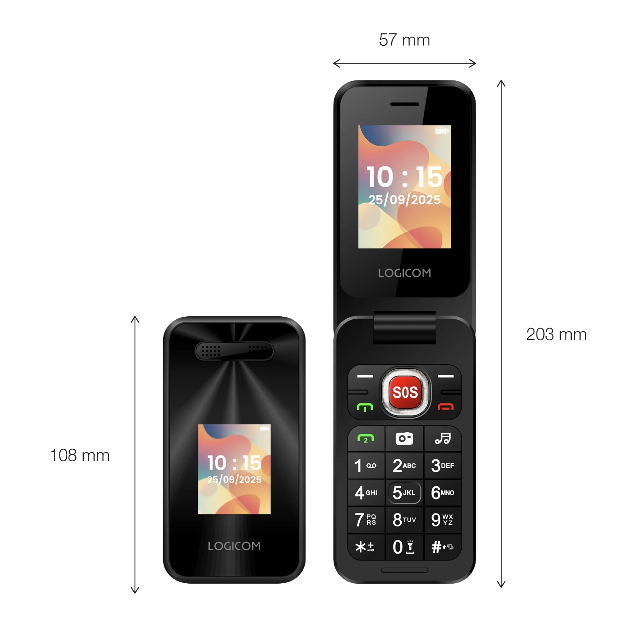 Fleep S90 4G 128 MB - Zwart