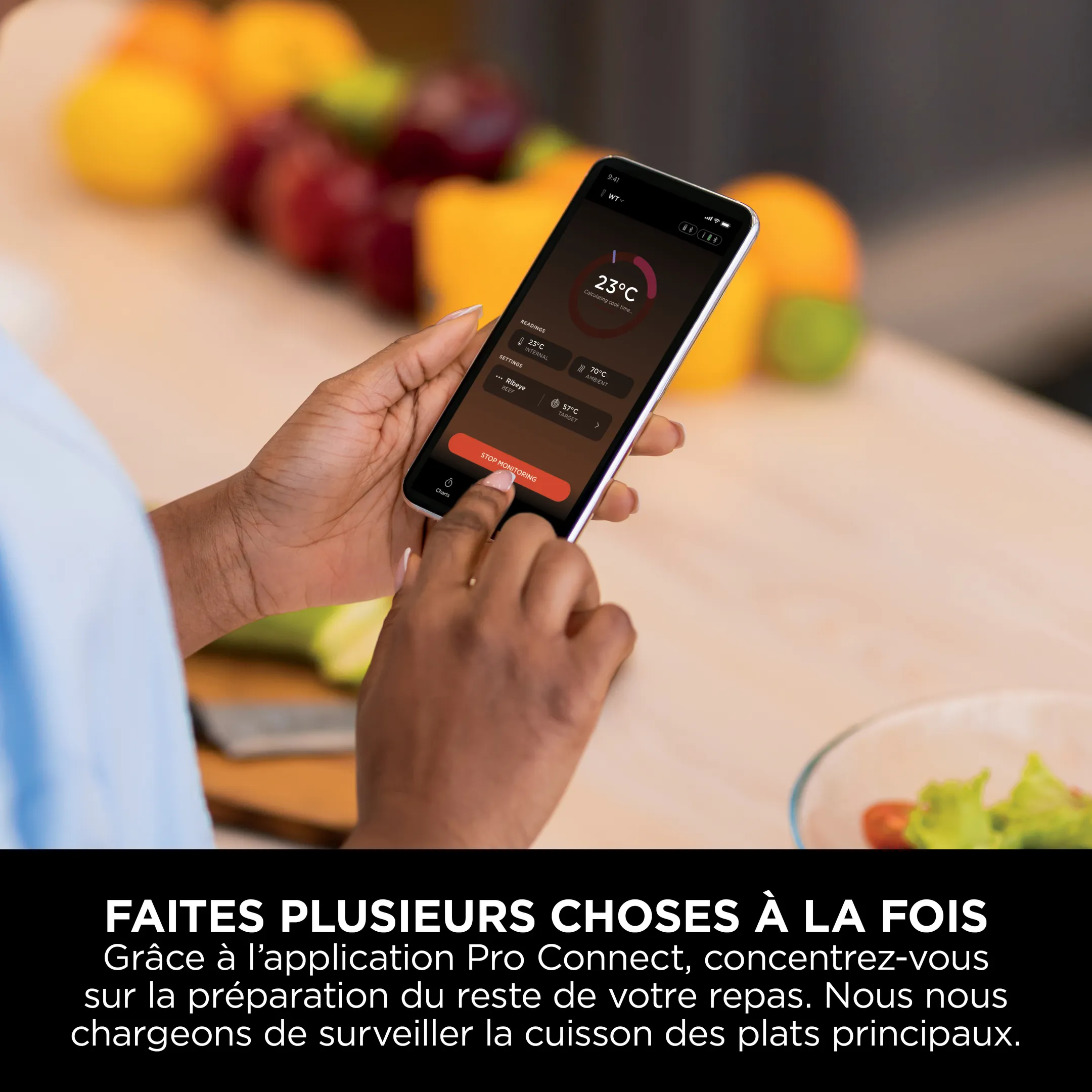 Thermosonde à viande ProChef WP100EU