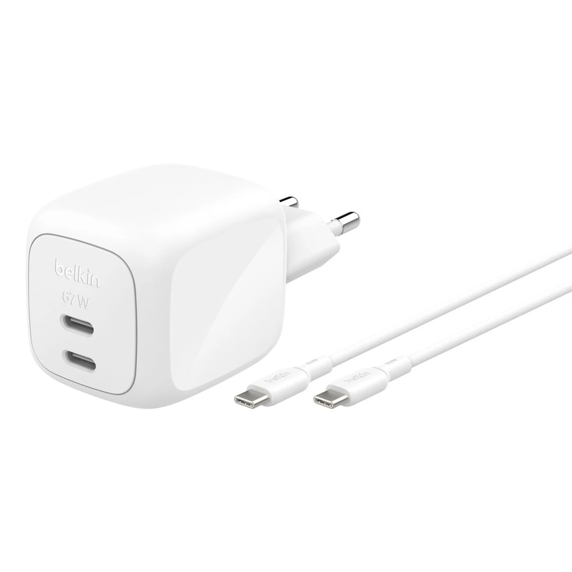 BoostCharge Pro - 2x USB-C Charger - 67 W