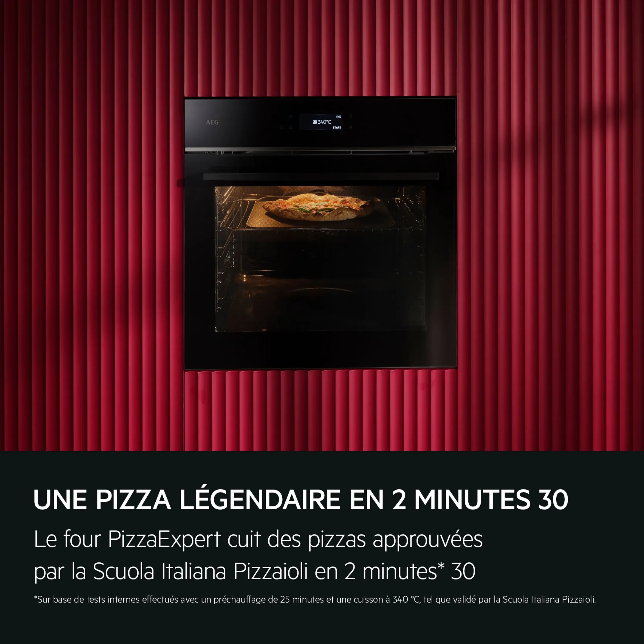 Four encastrable TX7PB631SB 7000 MealAssist PizzaExpert
