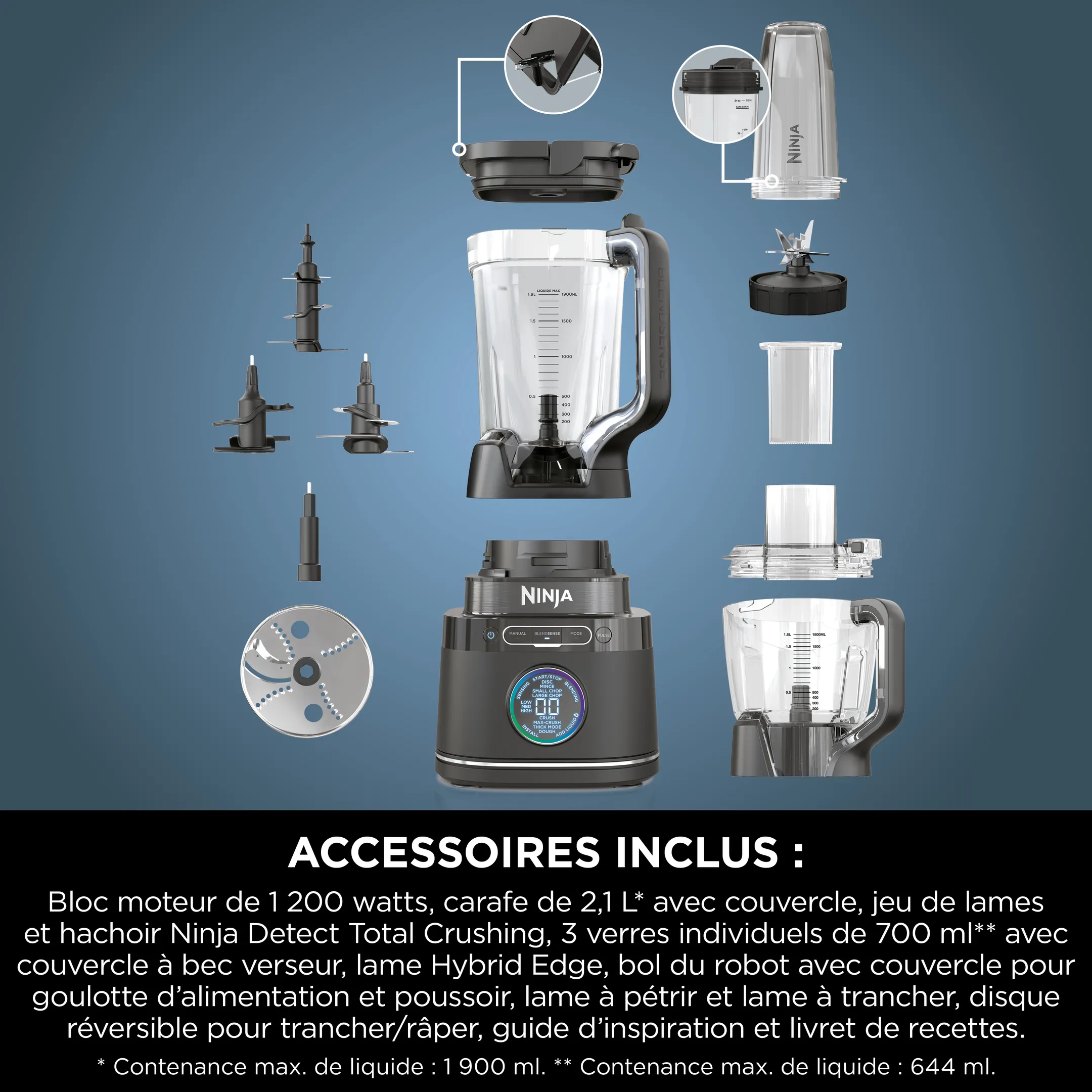 Blender Pro Smoothie Maker & Processor TB401EU