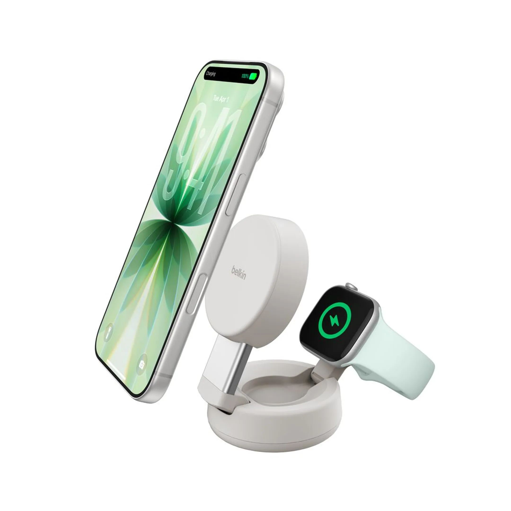 Chargeur 2-en-1 aimanté et pliable avec Qi2 25 W