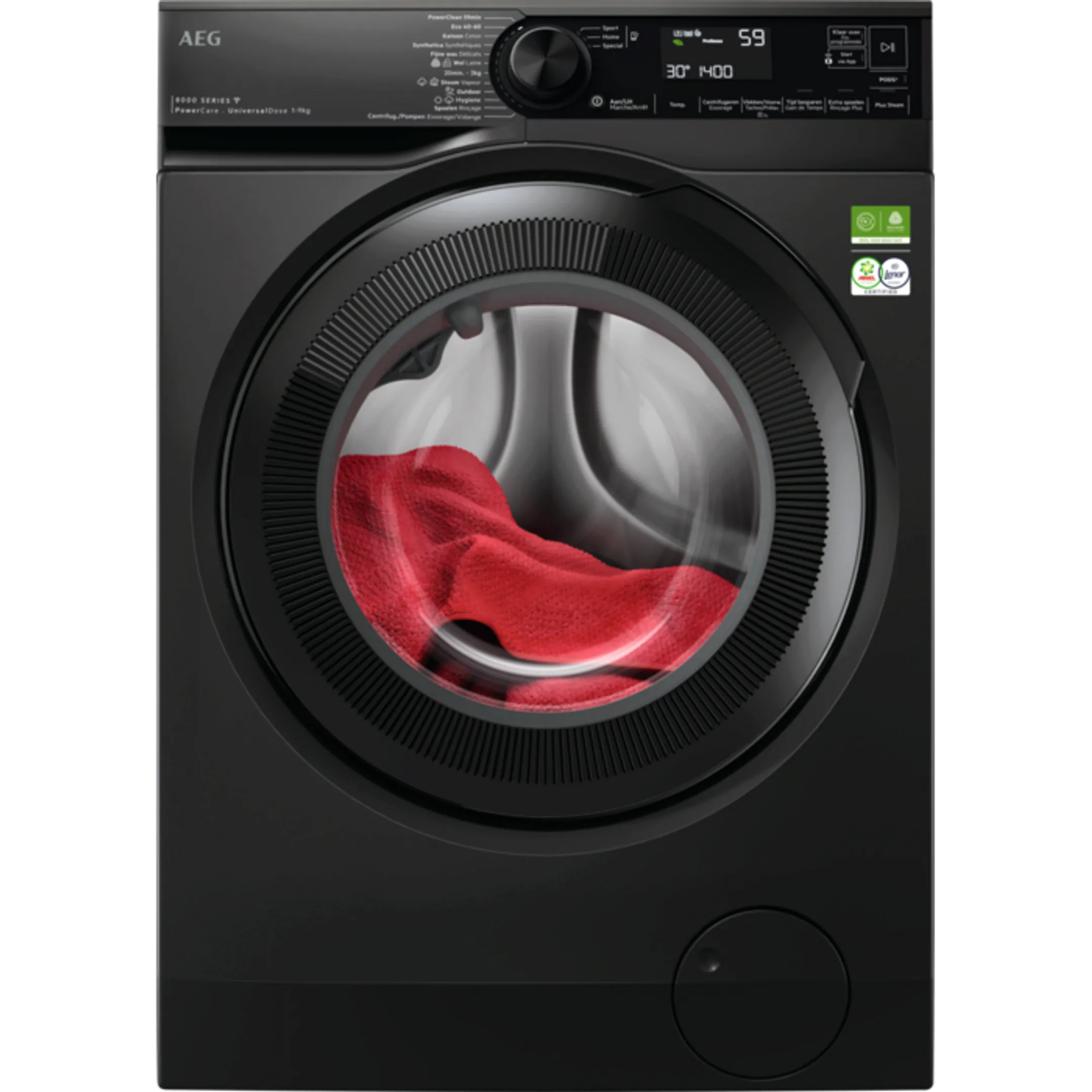Machine à laver LR86DSU94C PowerCare UniversalDose 9 kg