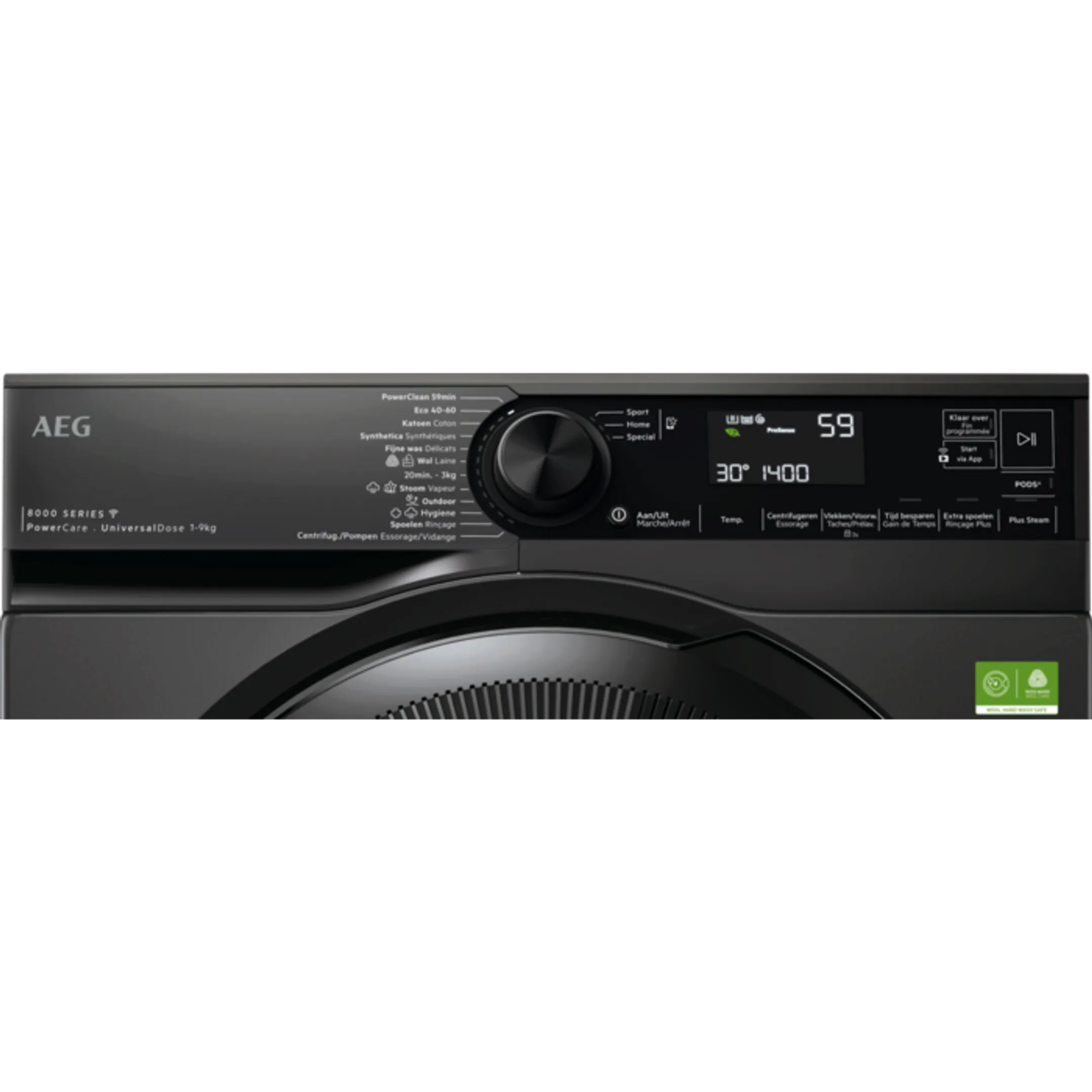 Machine à laver LR86DSU94C PowerCare UniversalDose 9 kg