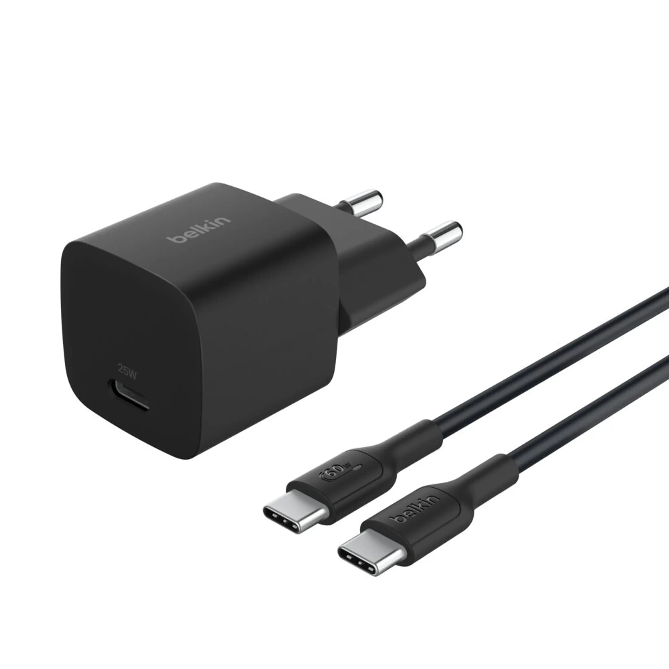 Chargeur USB-C + câble USB-C vers USB-C - 25 W
