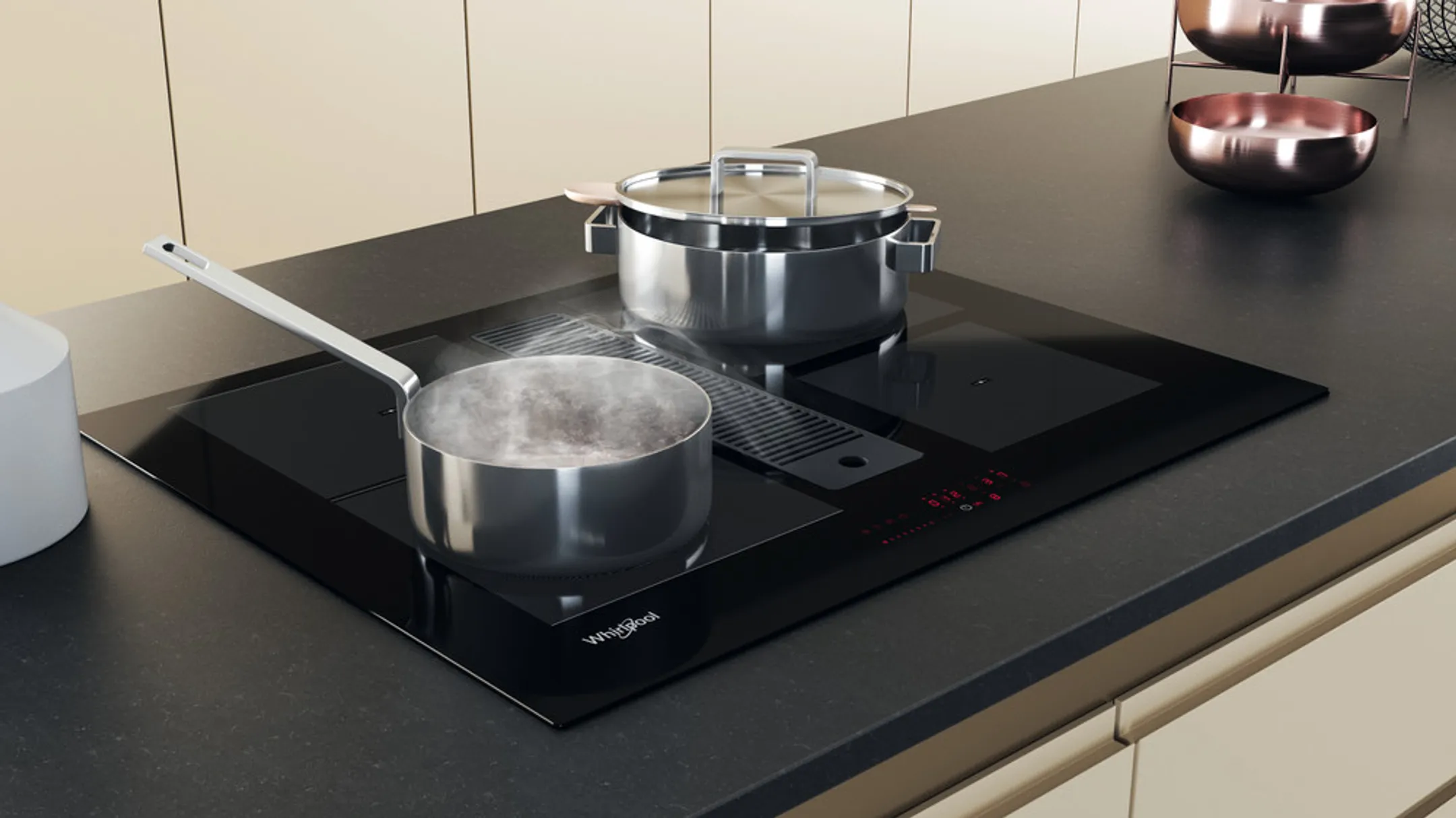 Taque avec hotte intégrée WVH 1065B
