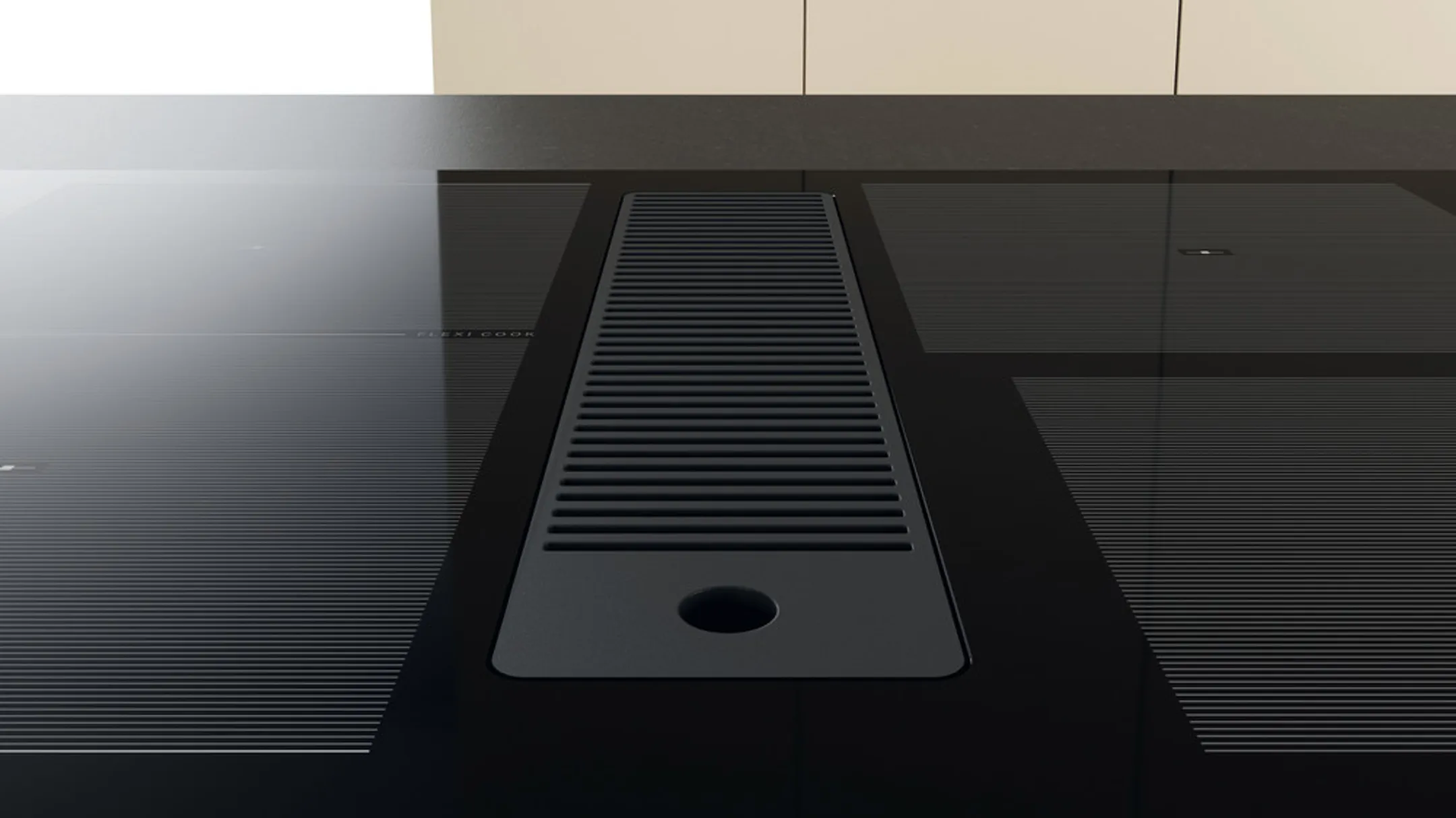 Taque avec hotte intégrée WVH 1065B