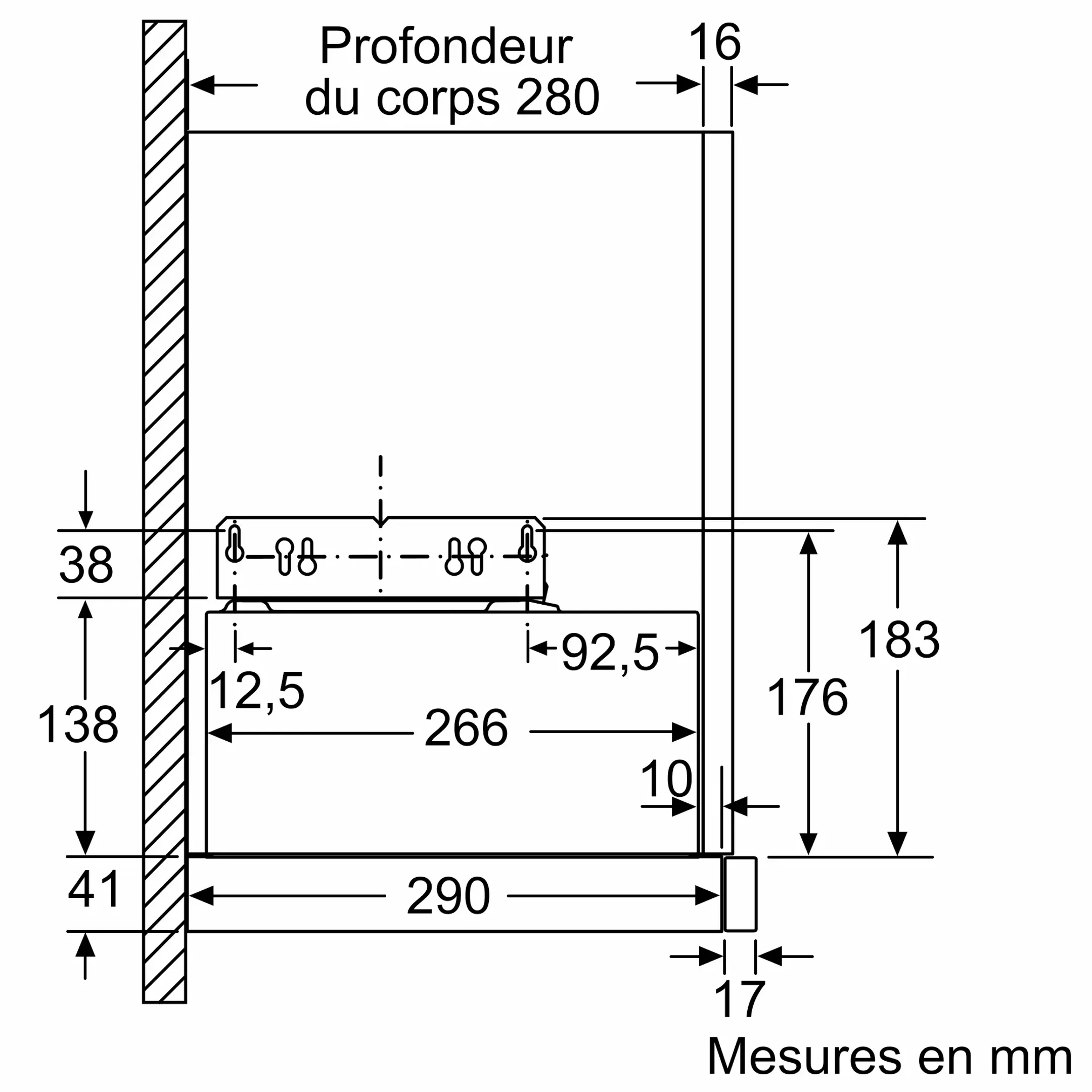 Telescopische dampkap DFL064W54