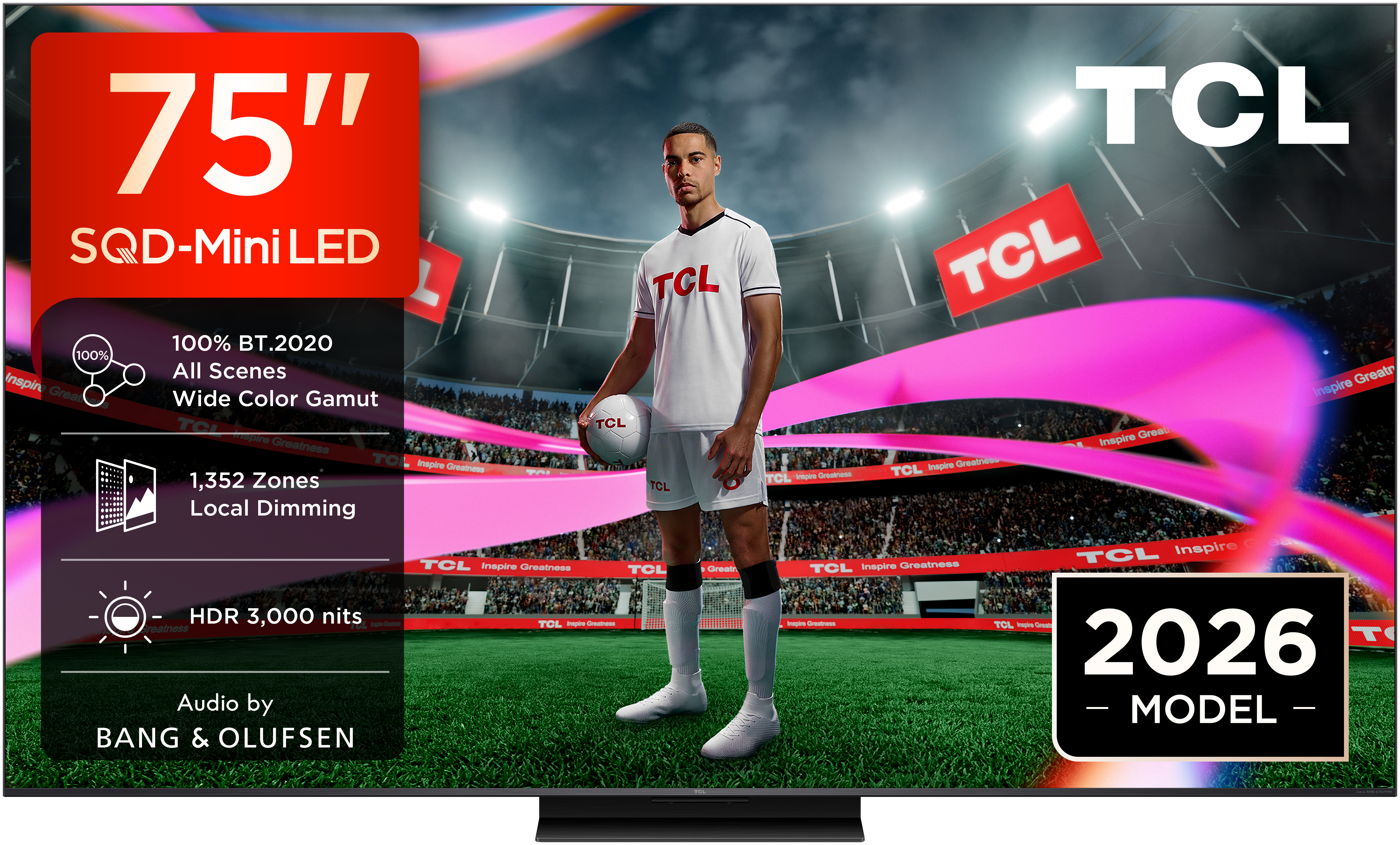 TCL SQD-MiniLED 4K TV 75C79L (2026) - 75 inch