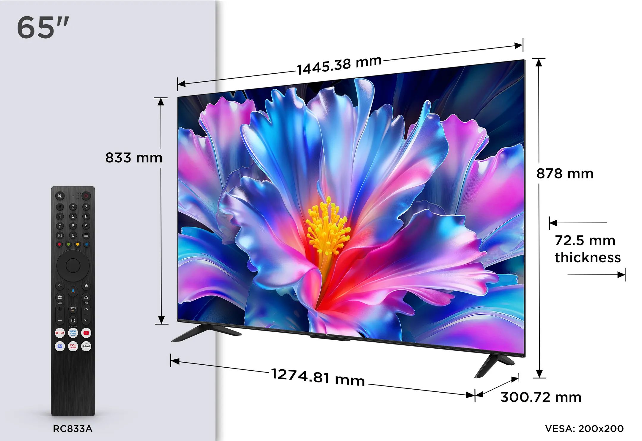 4K UHD TV 65P6L (2026) - 65 pouces