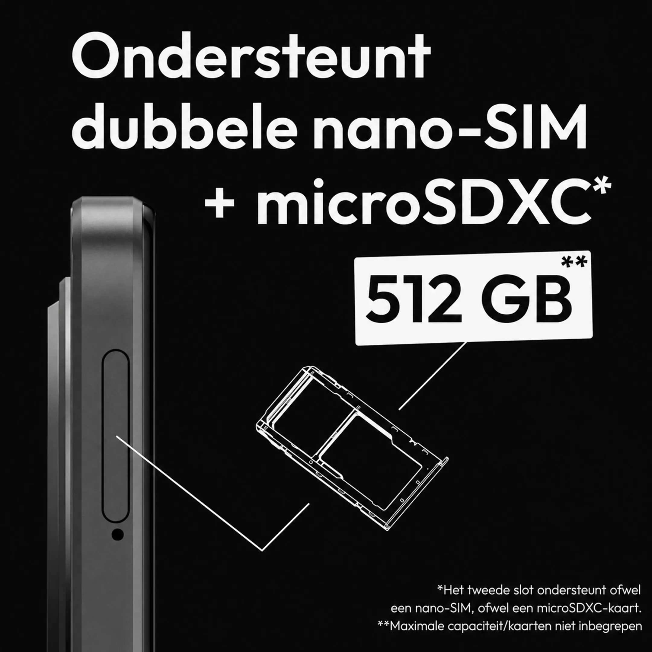 Vision X3 Max 256 GB - Zwart