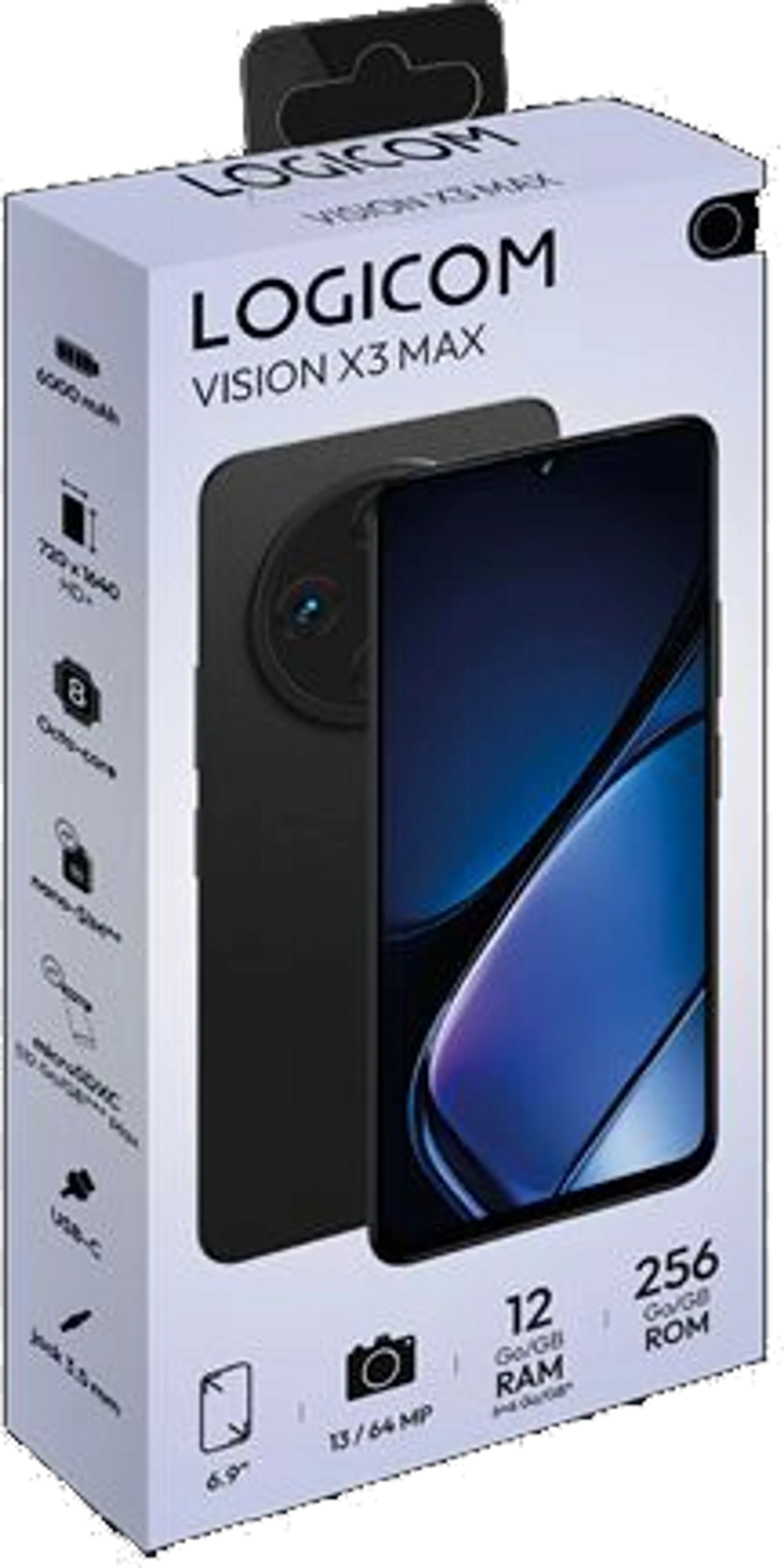 Vision X3 Max 256 GB - Zwart