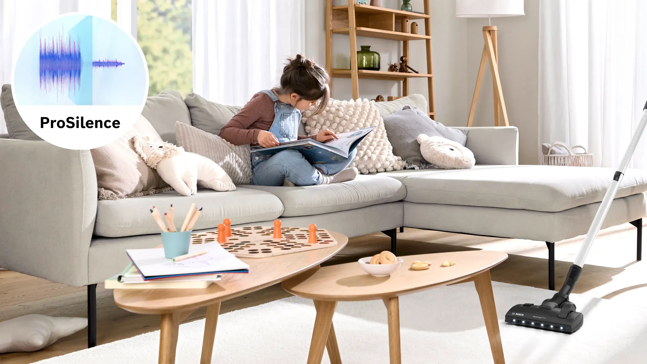 Stofzuiger met zak Serie 8 ProSilence BGL8SIL1L