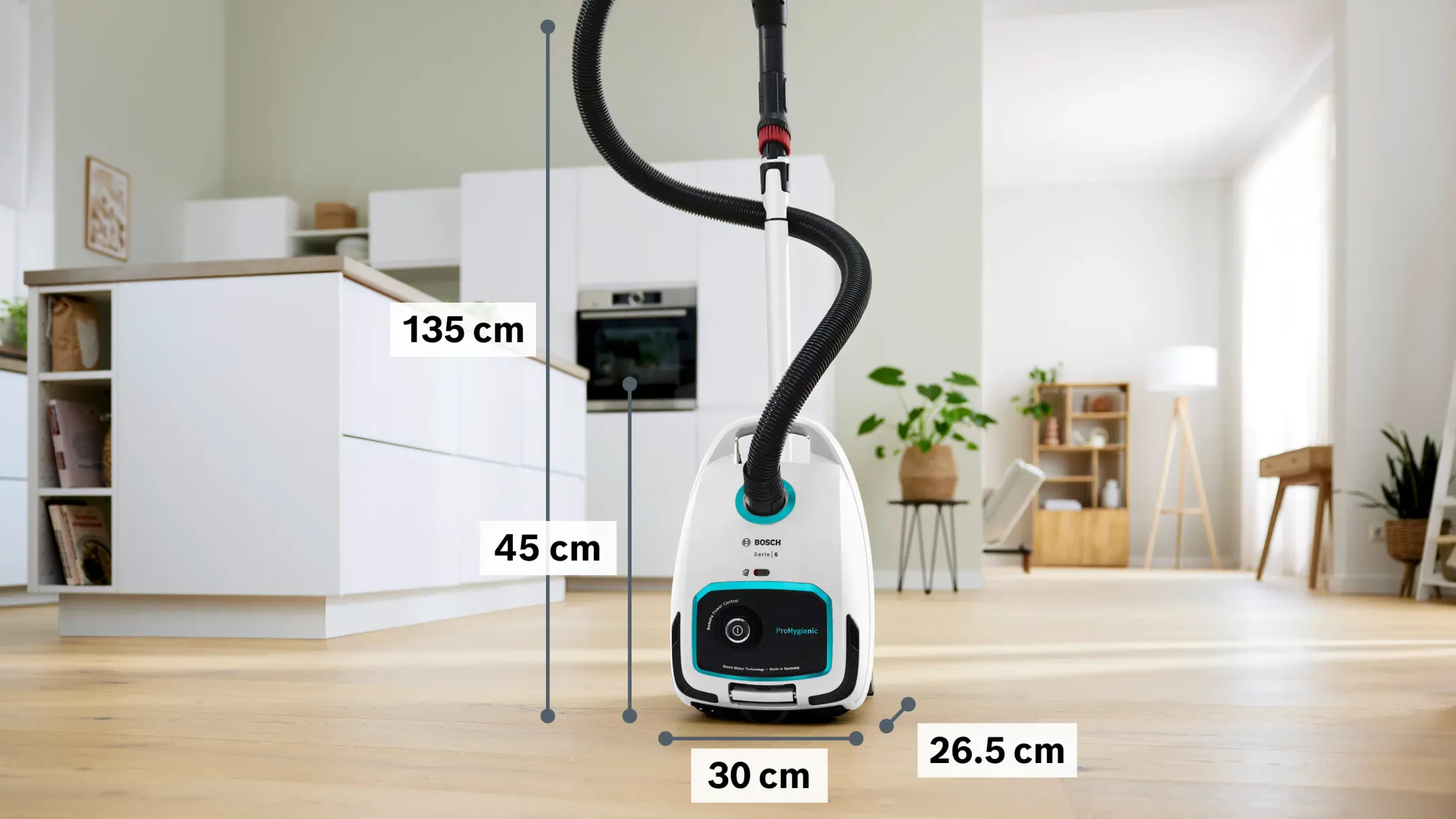 Stofzuiger met zak Serie 6 ProHygienic BGL6HYG0L