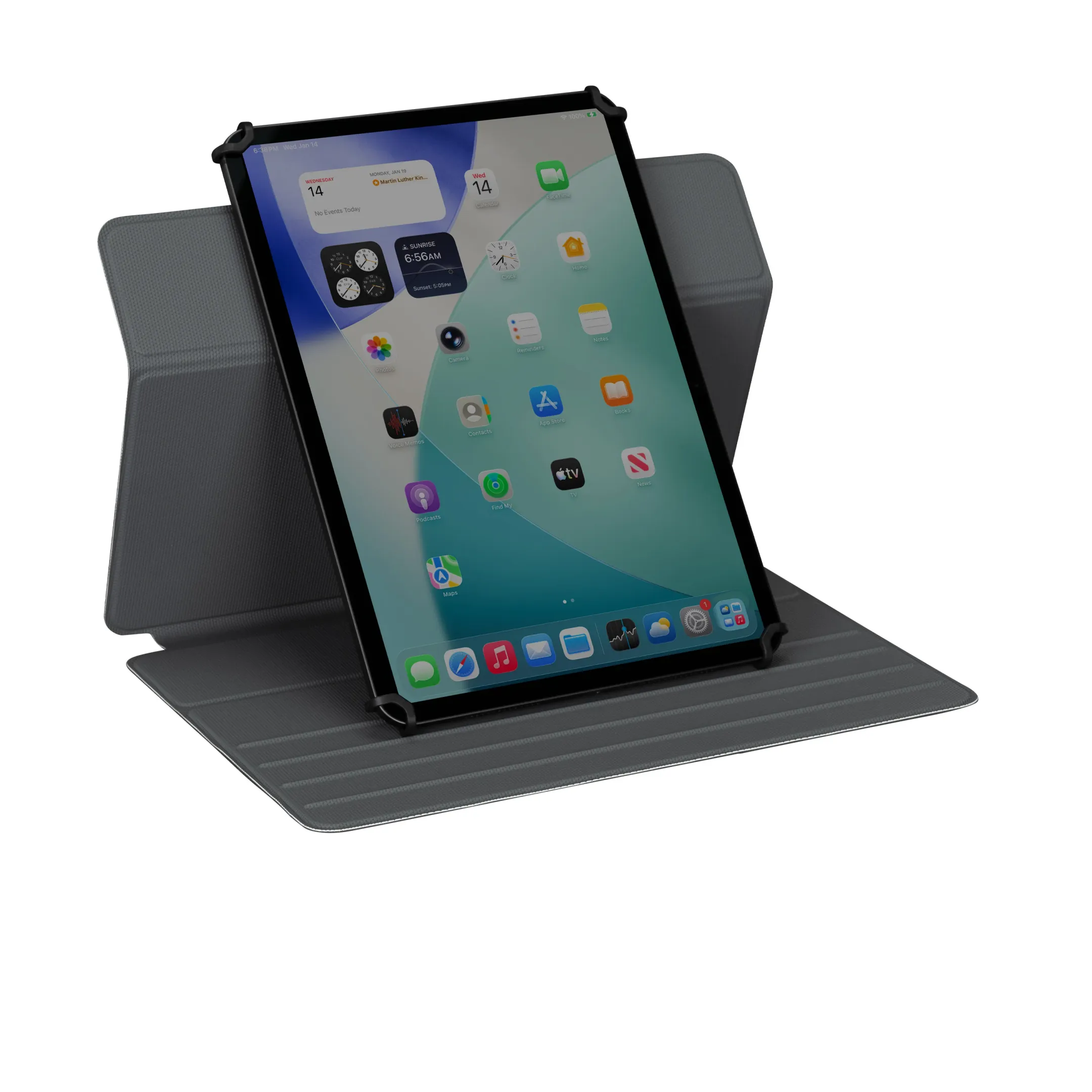 Universele draaibare bookcover - 9.5" - 11.5"