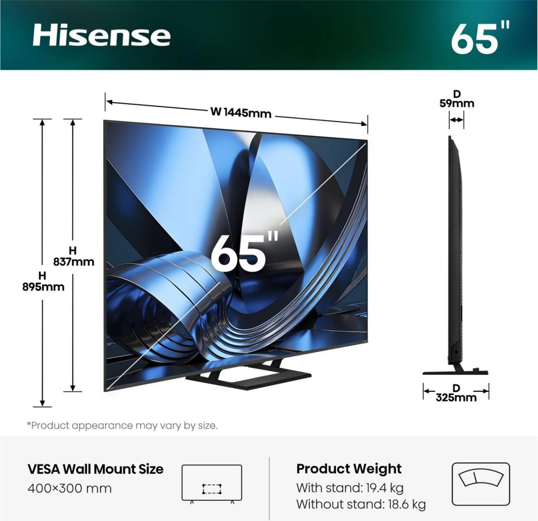 ULED MiniLED 4K TV 65U79SE (2026) - 65 pouces