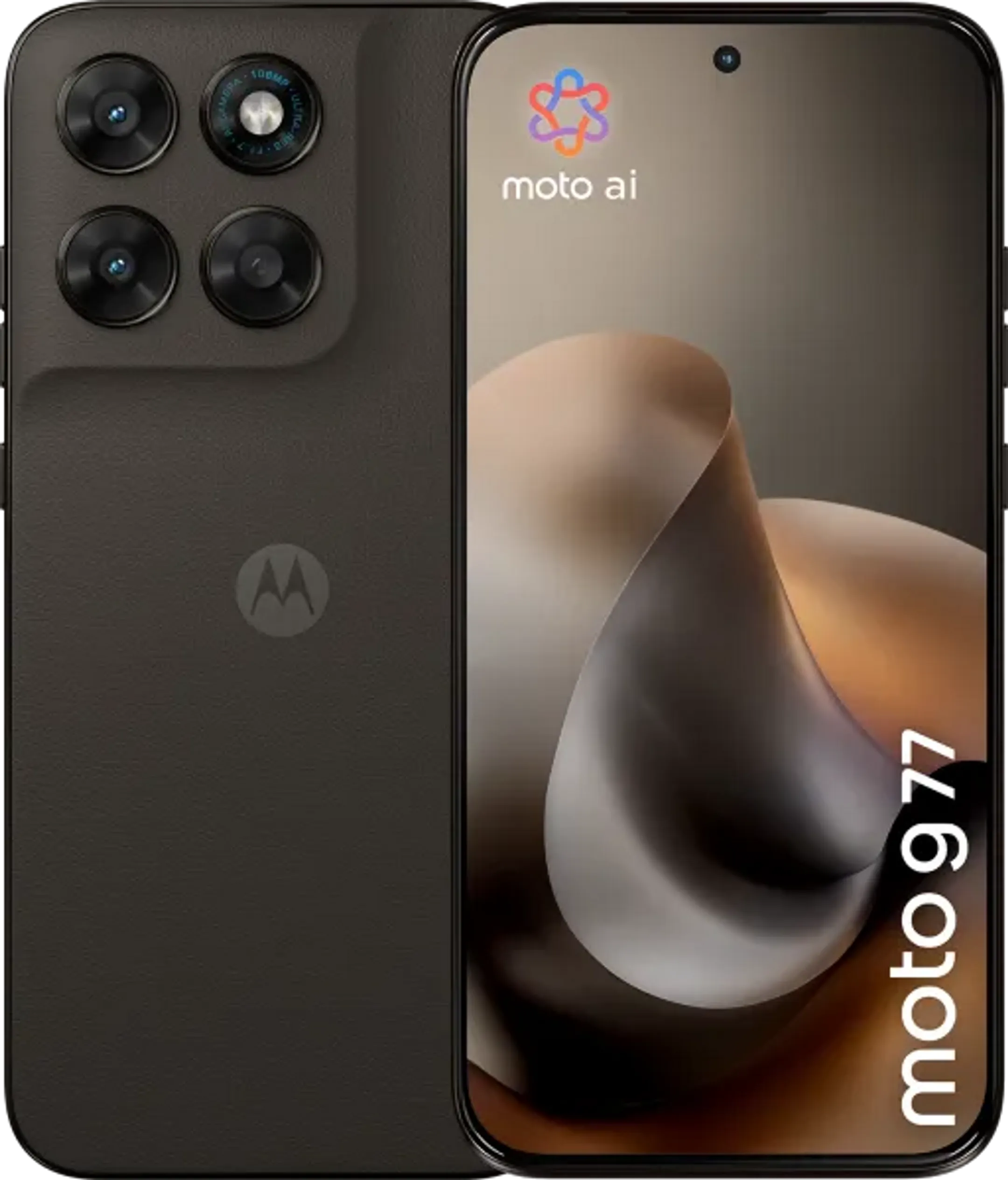 Bundel: Moto G77 256 GB - Zwart + Oplader 68W
