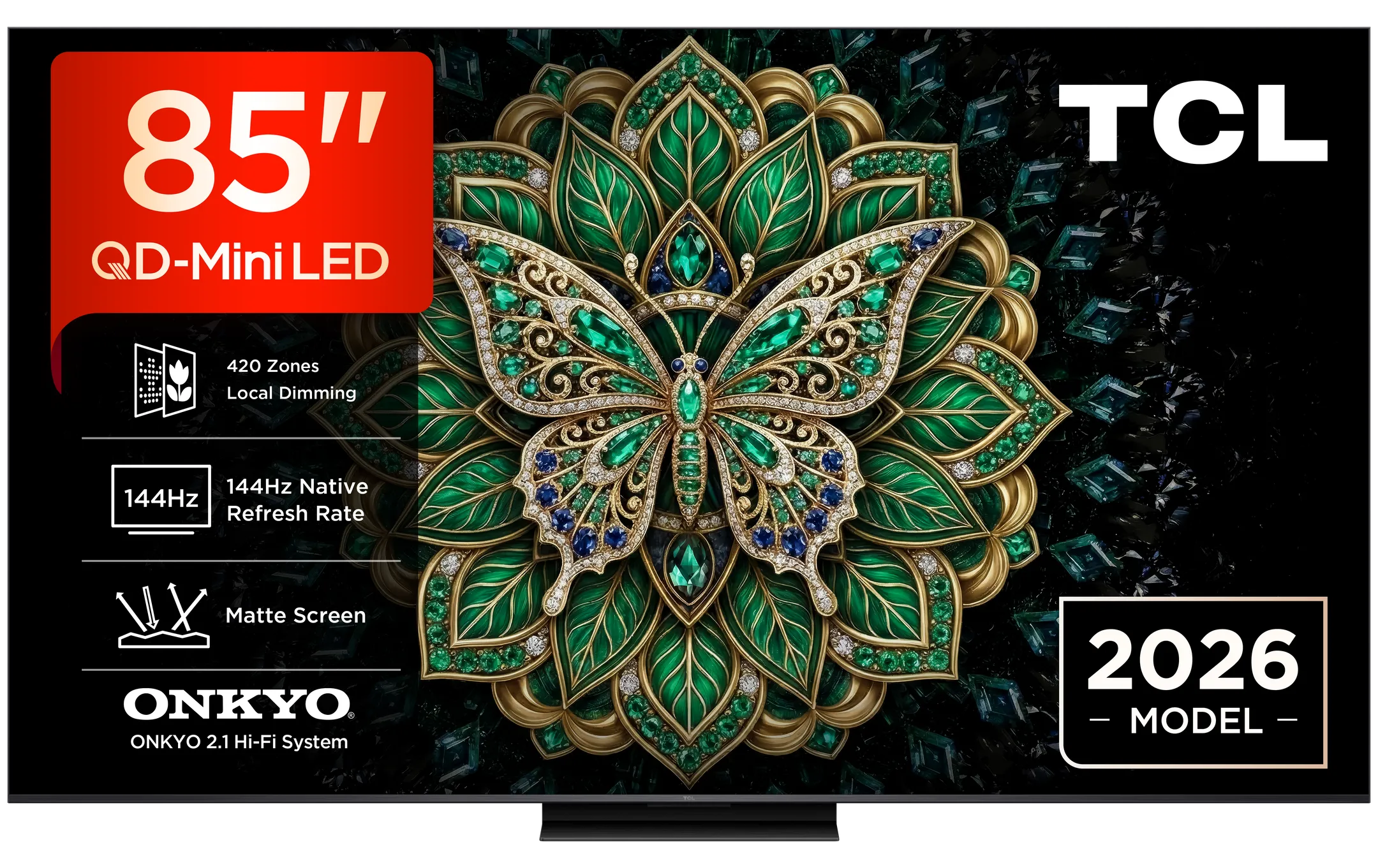 QD Mini-LED 85C69K PRO TV 4K (2026) - 85 pouces