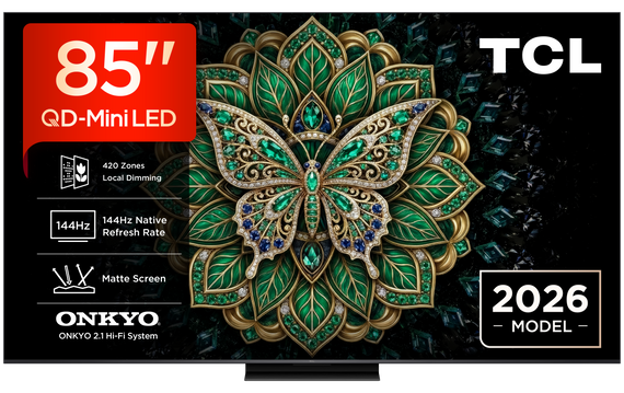 QD Mini-LED 85C69K PRO TV 4K (2026) - 85 pouces