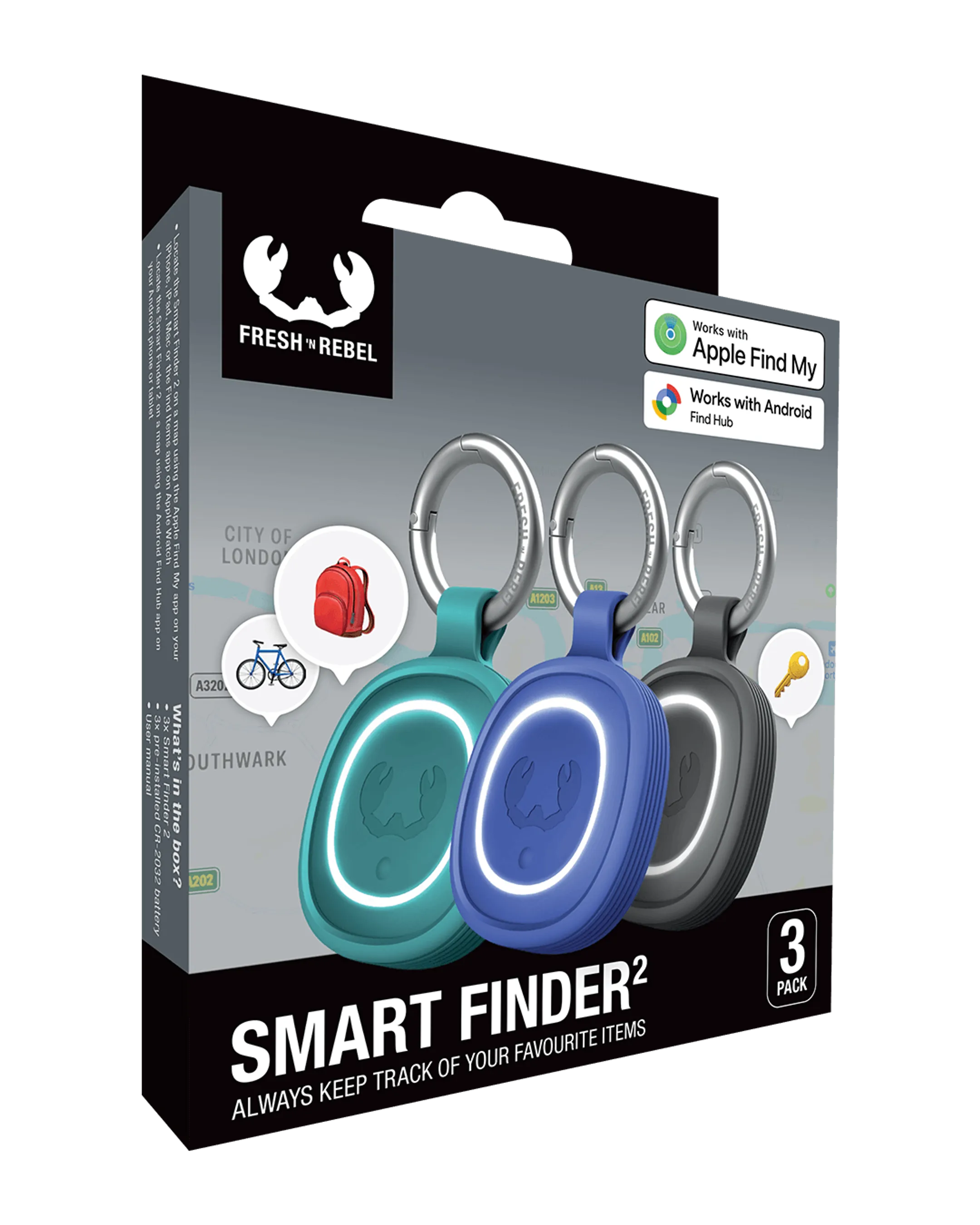 Smart Finder Tag 2 - 3 Pack