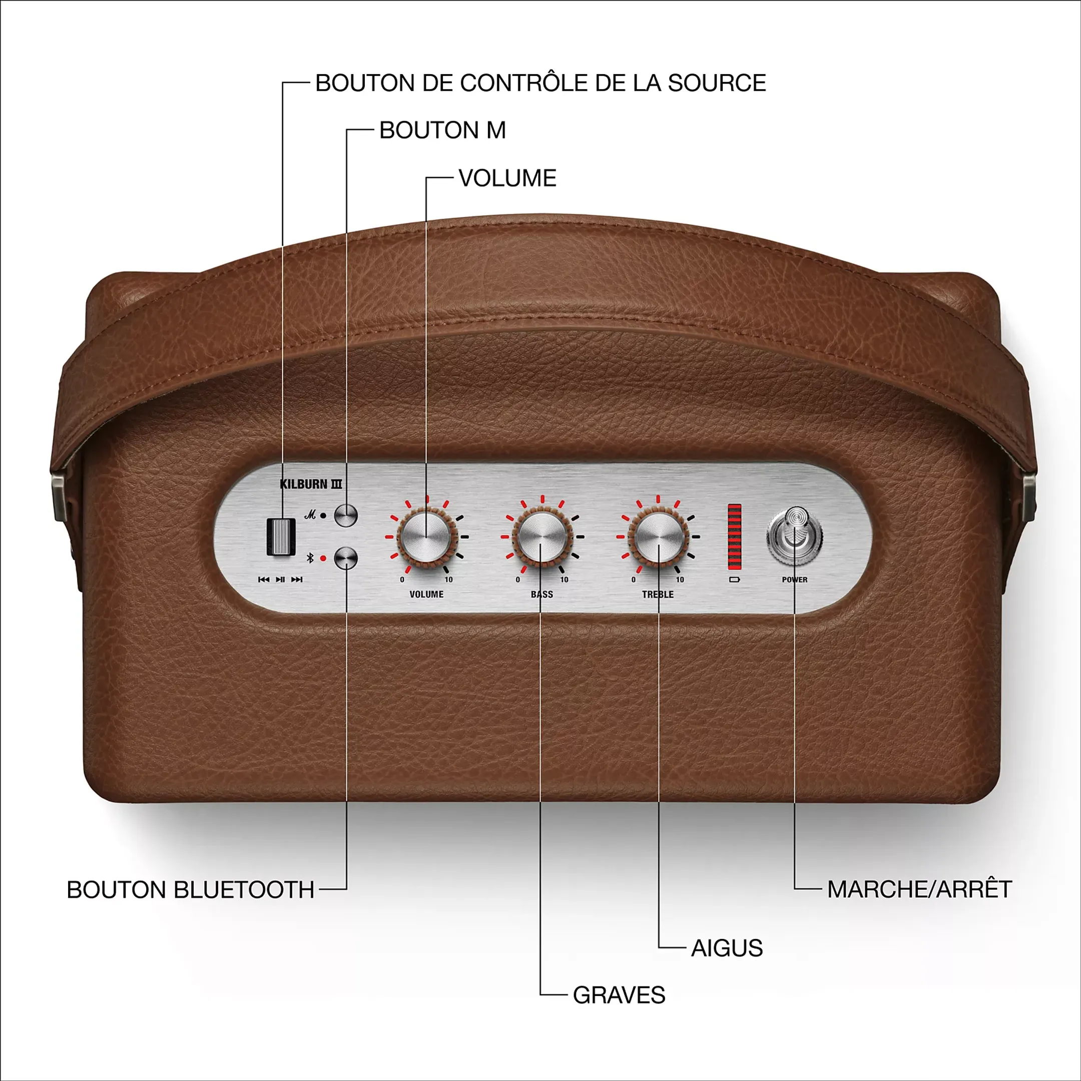 Kilburn III Bluetooth speaker - Bruin