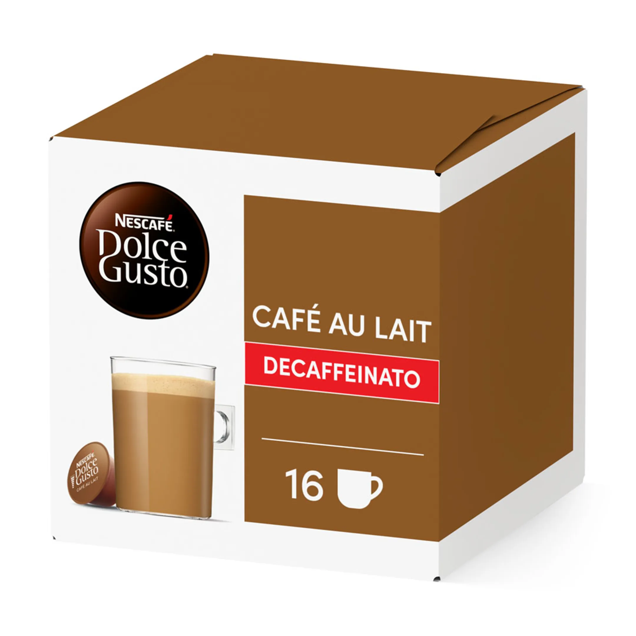 Capsule - Café au Lait Decaffeinato - 16