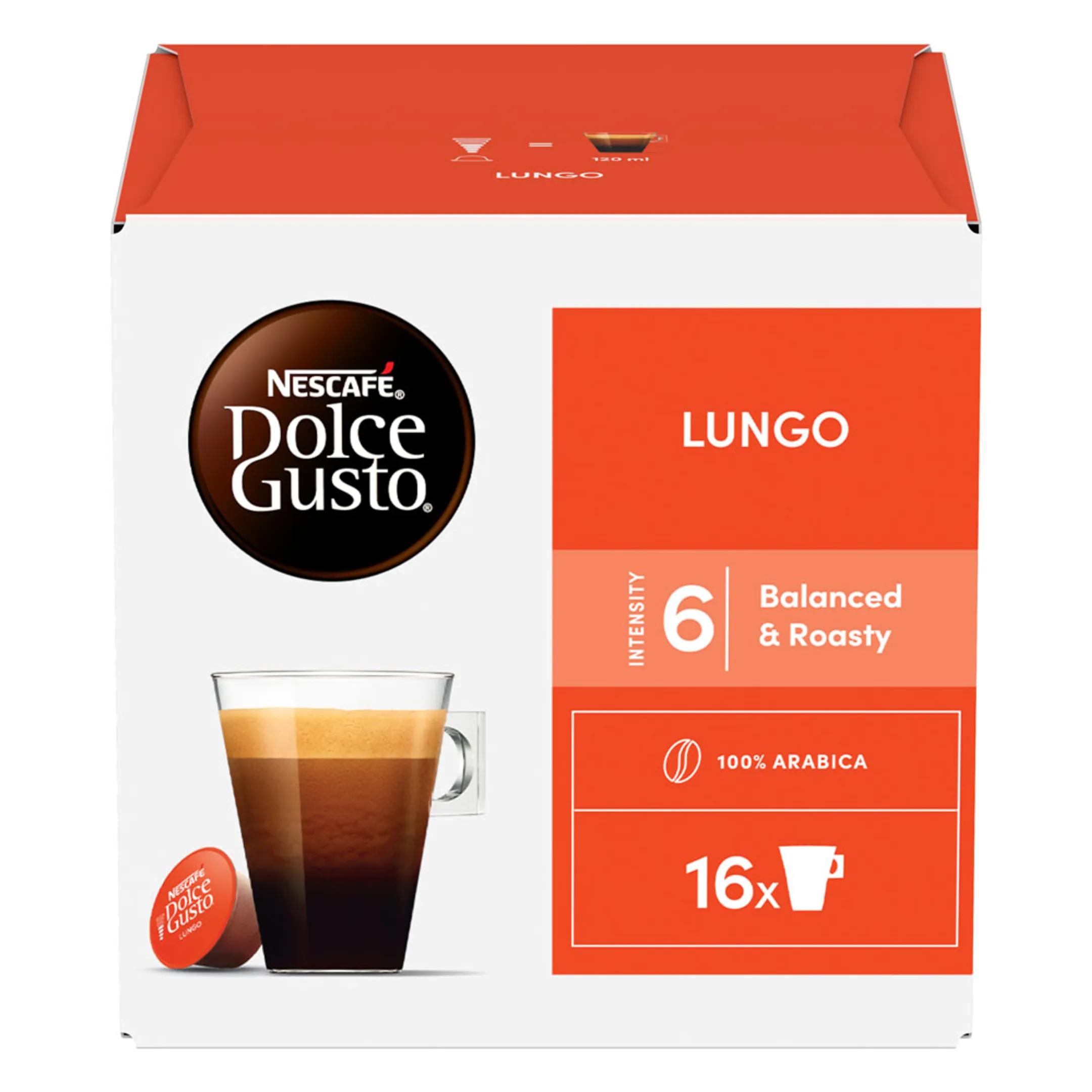 Dolce Gusto capsule - Lungo - 16