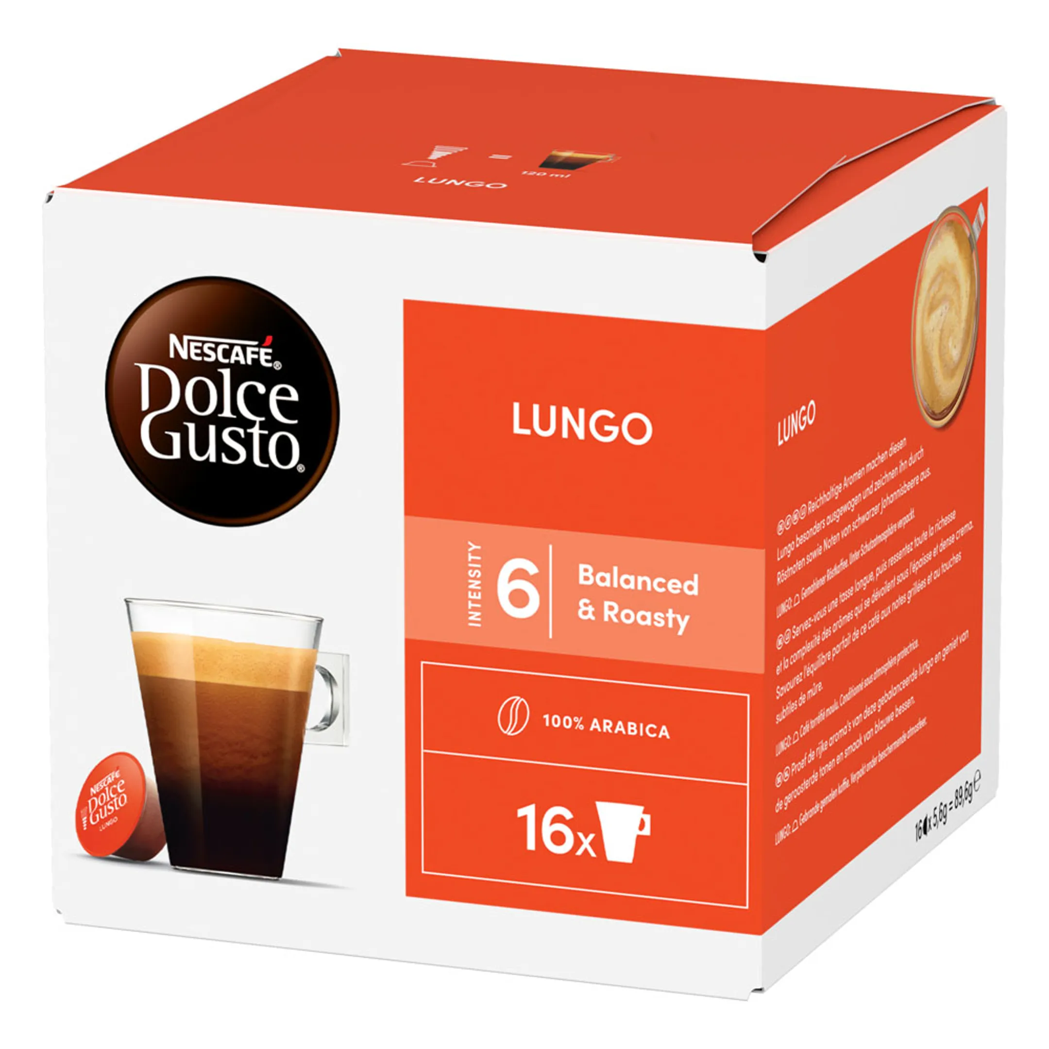 Dolce Gusto capsules - Lungo - 16