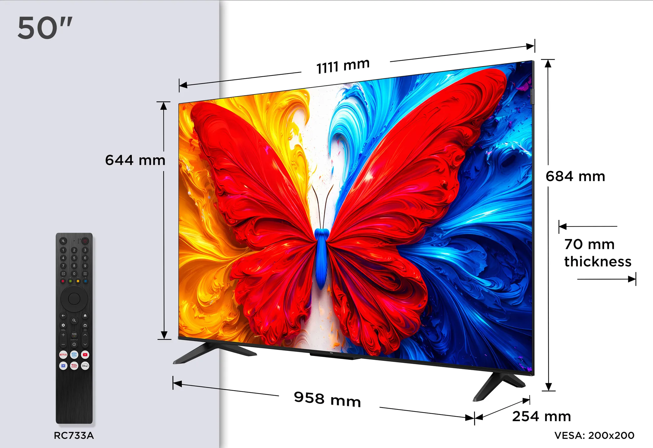 QLED 50S5L TV (2026) - 50 pouces