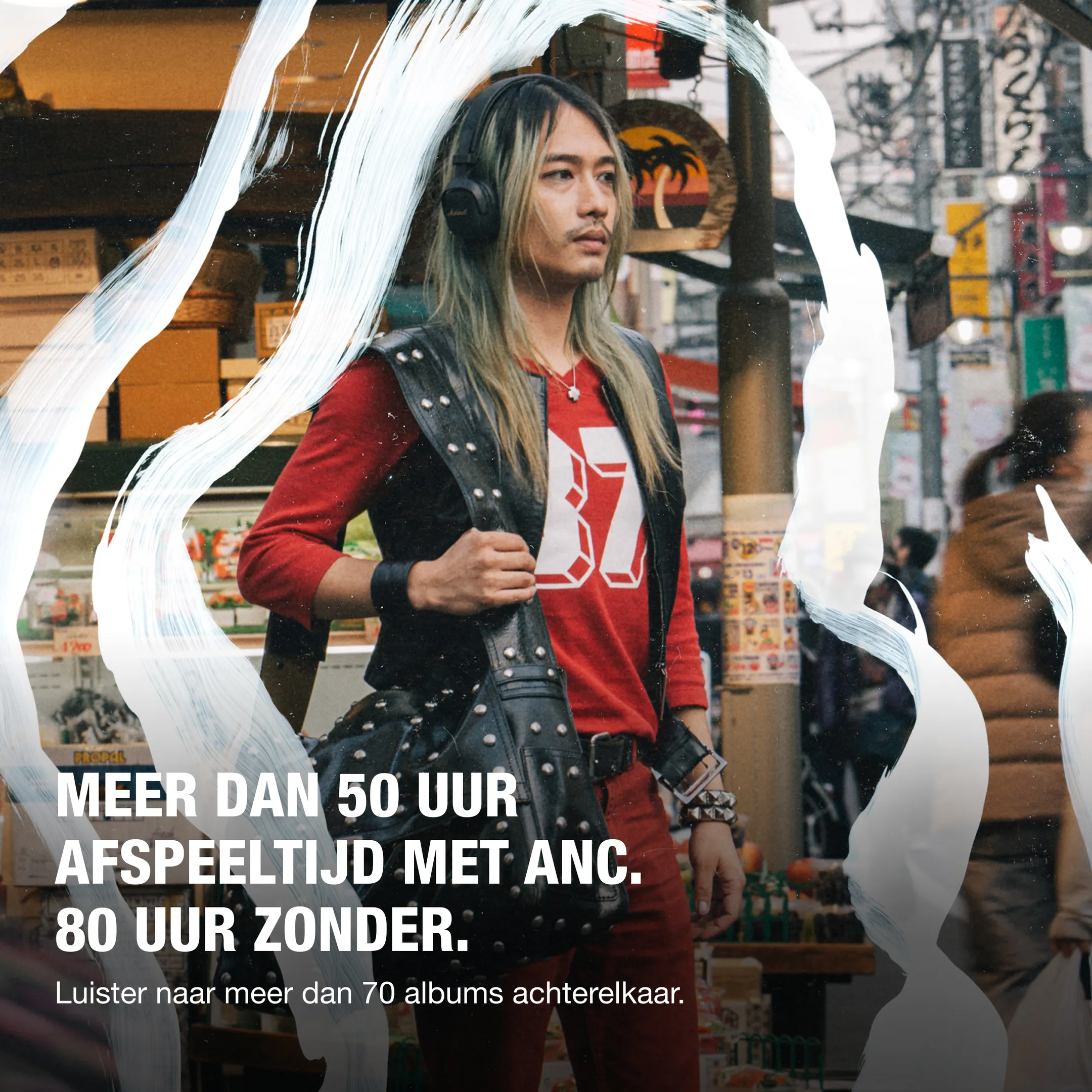 Milton ANC koptelefoon - Zwart