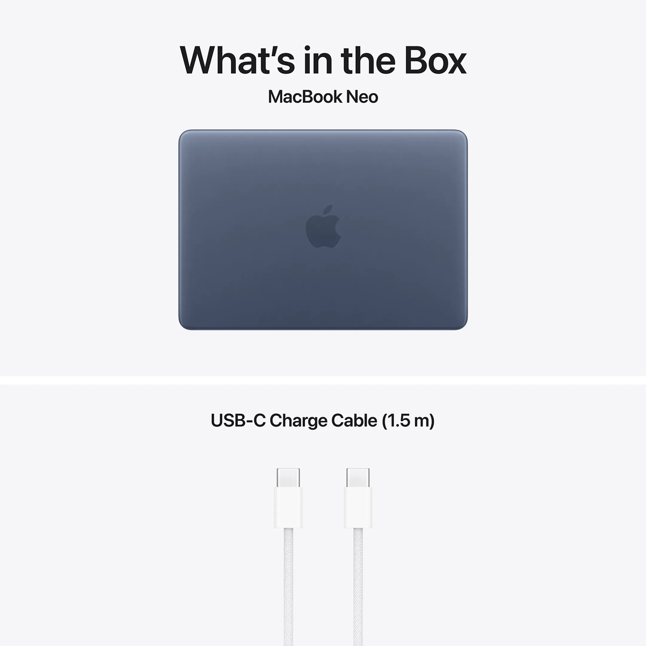 MacBook Neo 13" A18 Pro 512Go Indigo - QWERTY