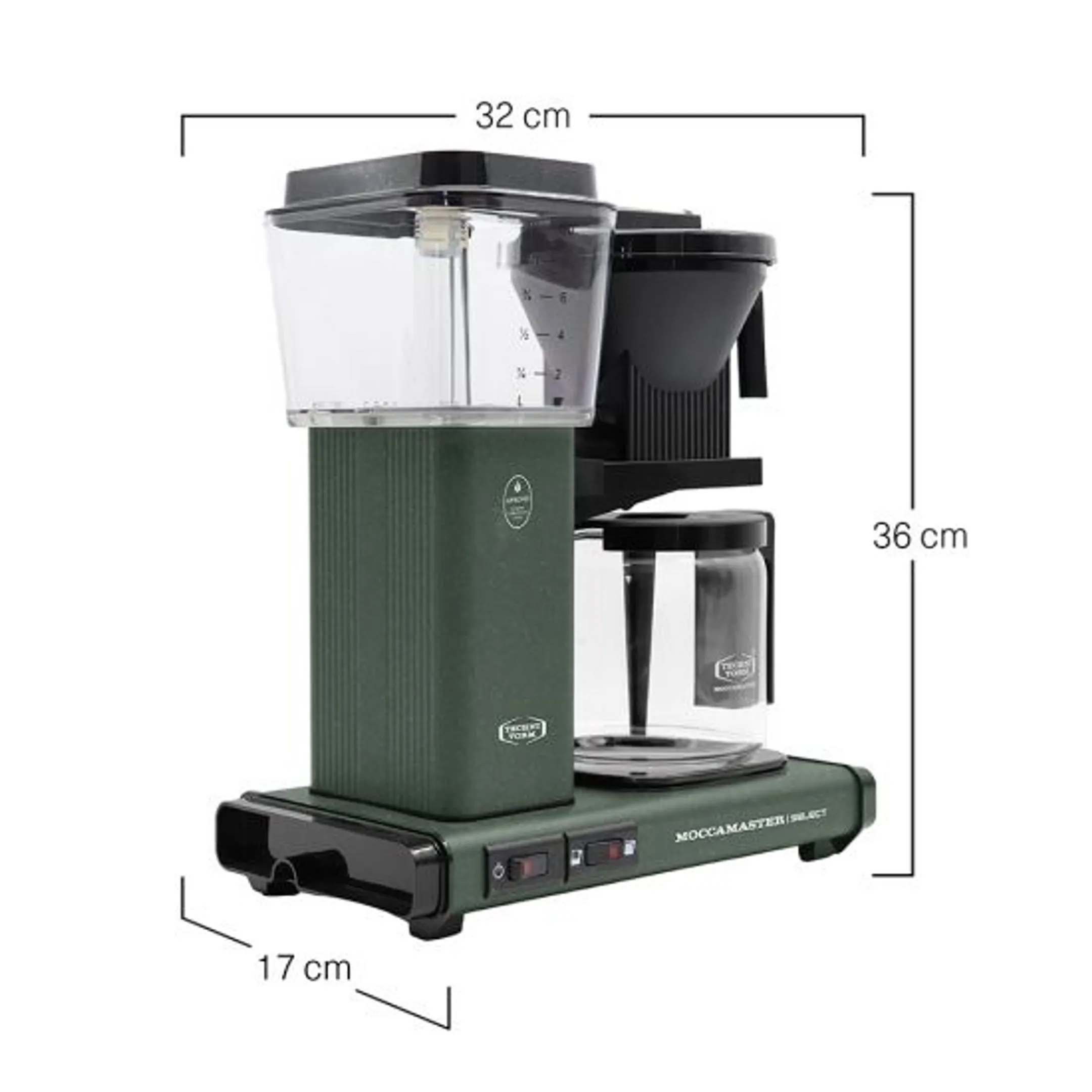 Koffiezetapparaat KBG Select Forest Green