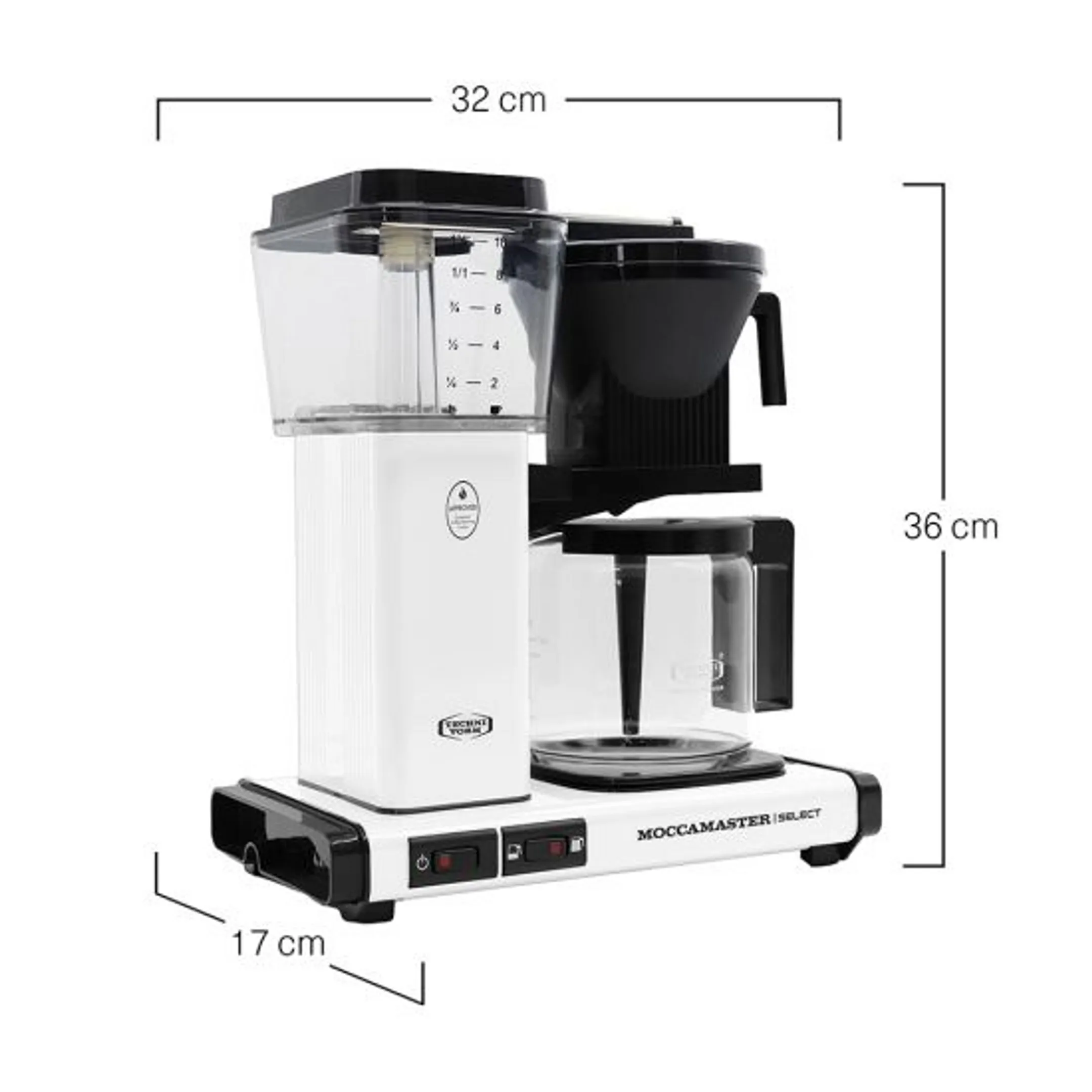 Koffiezetapparaat KBG Select Matt White