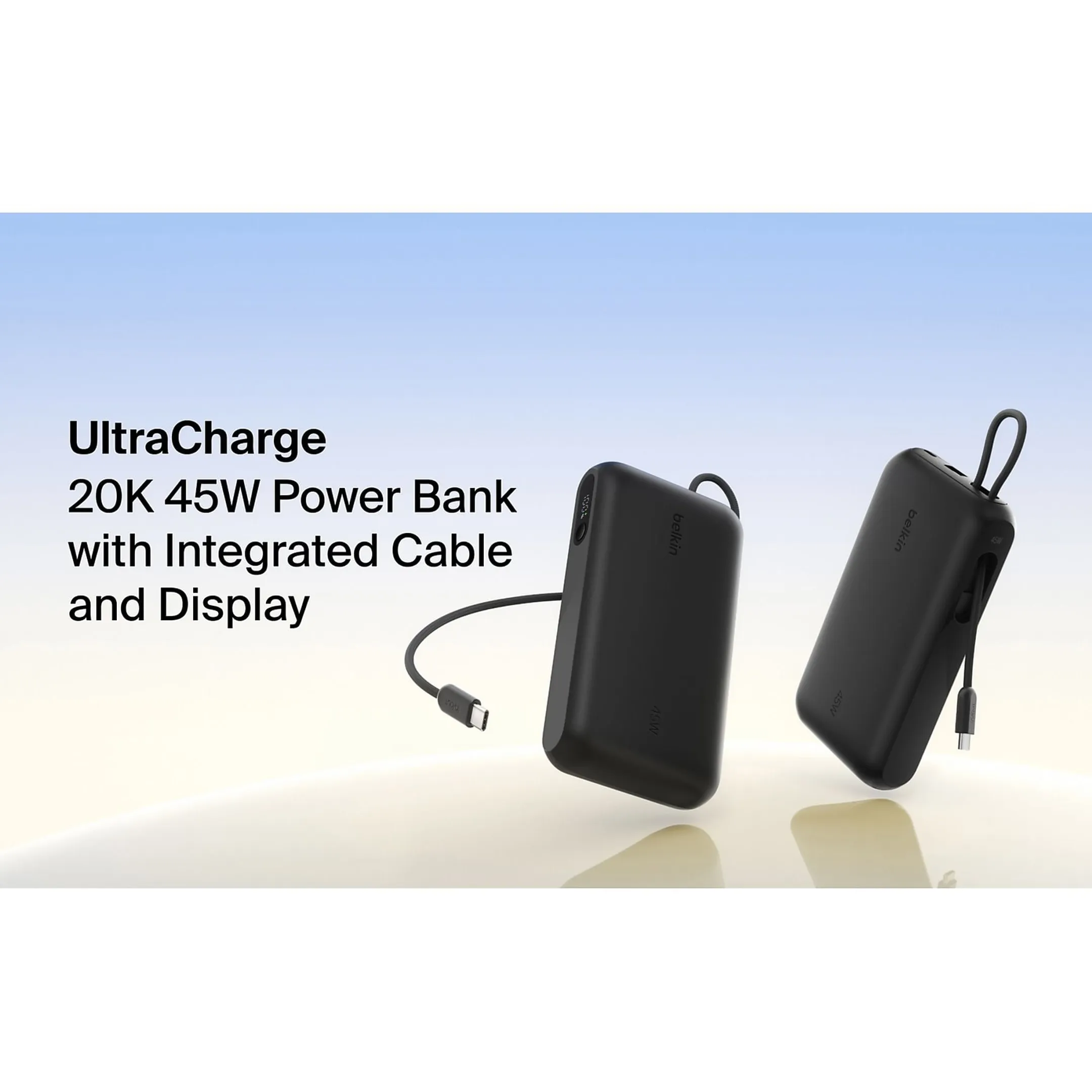 BoostCharge Chargeur portable 20 000 mAh avec écran
