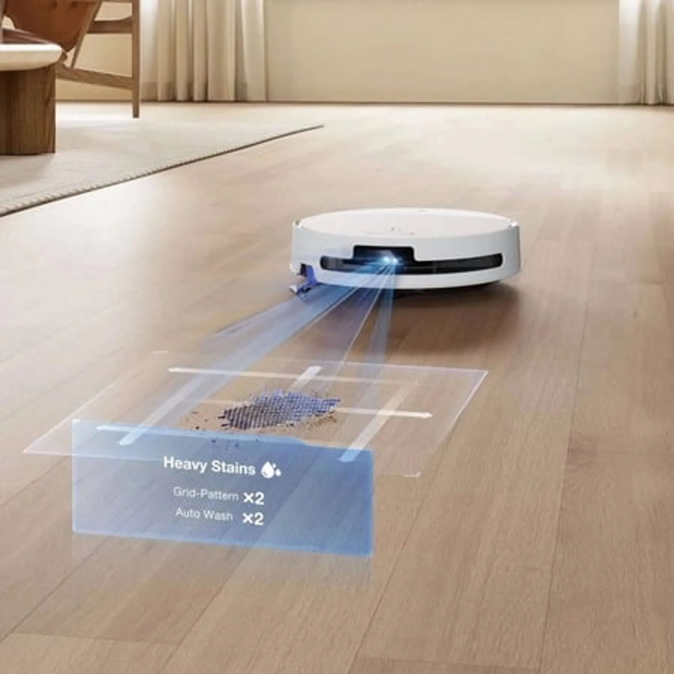 Aspirateur robot 2en1 Deebot T90 Omni - Blanc