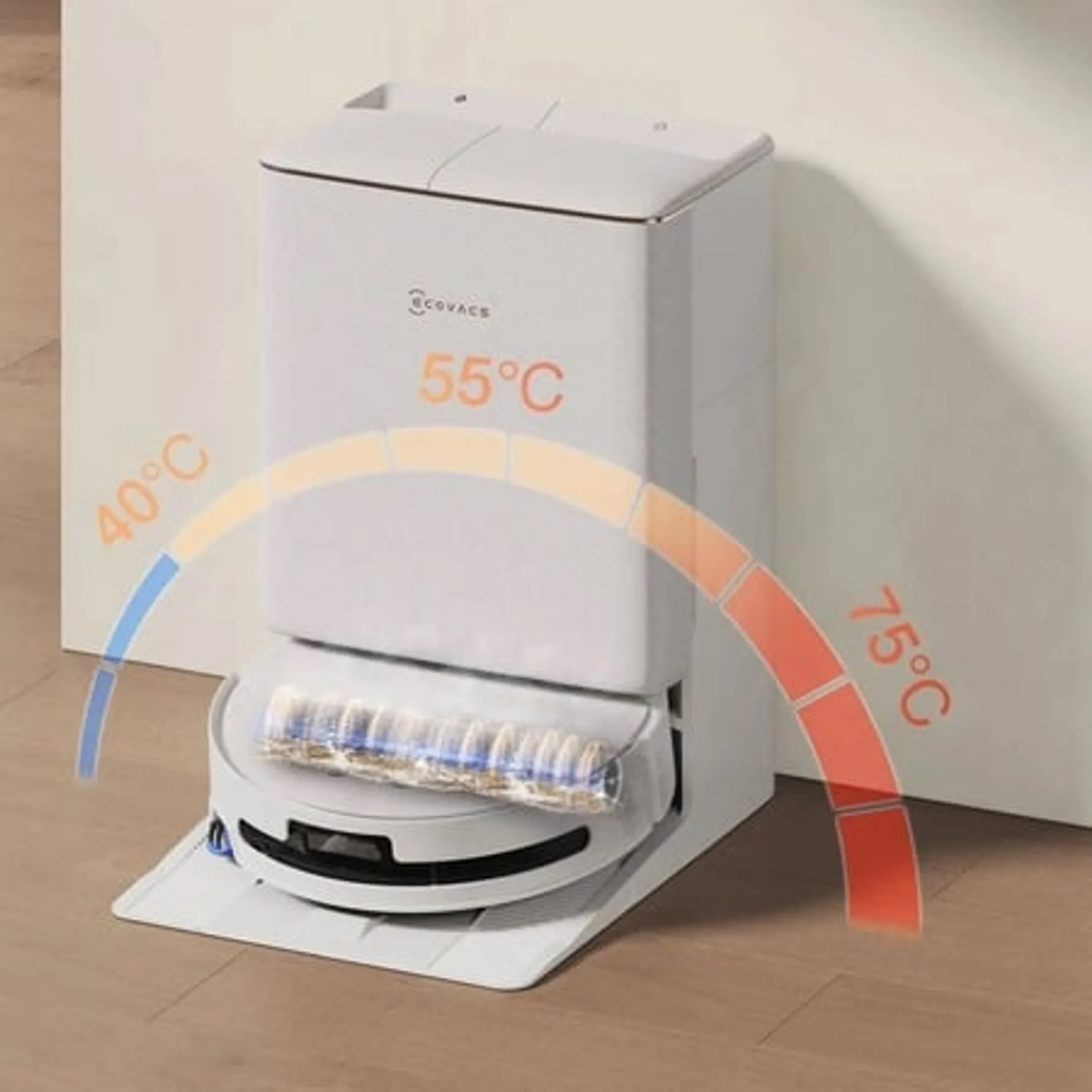 Aspirateur robot 2en1 Deebot T90 Omni - Blanc