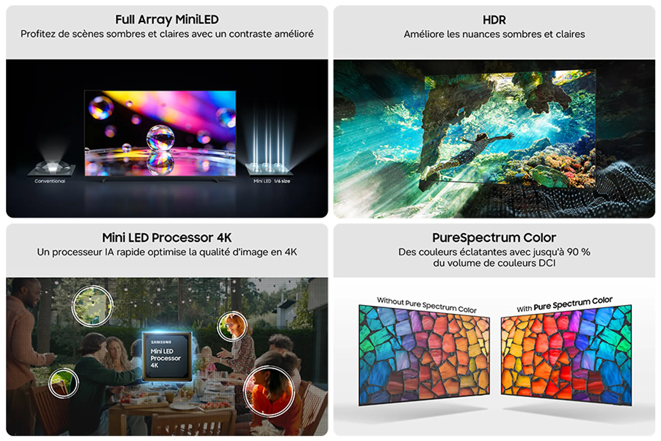 Mini LED 4K UE43M73HAUXXN (2026) - 43 pouces