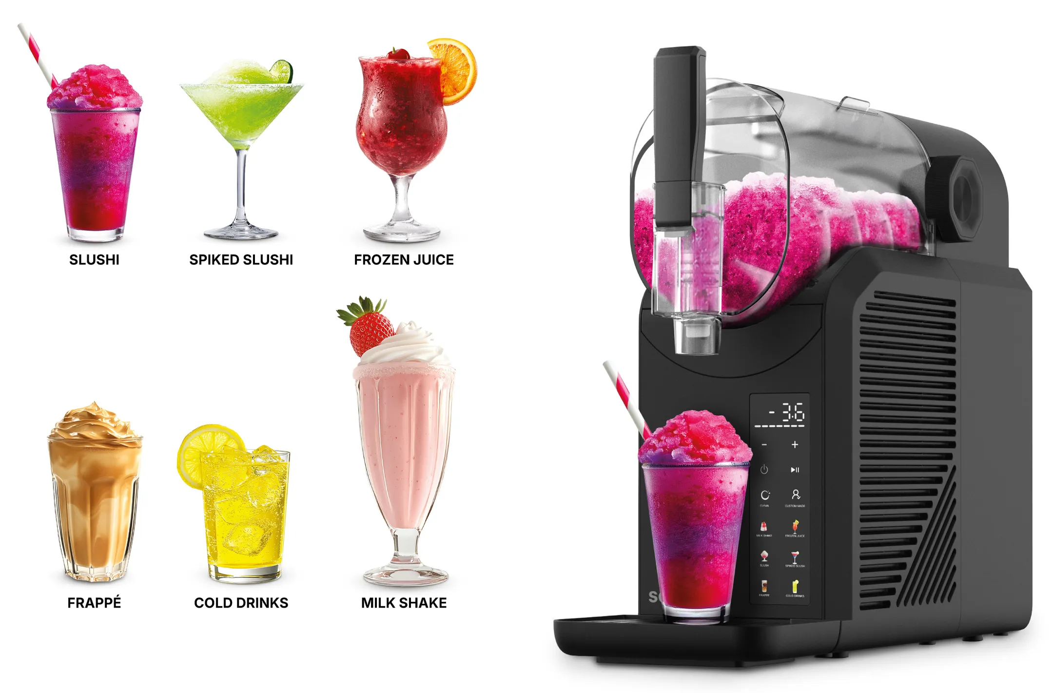 Machine à boissons glacées SuperSlush SLFRZ1BK